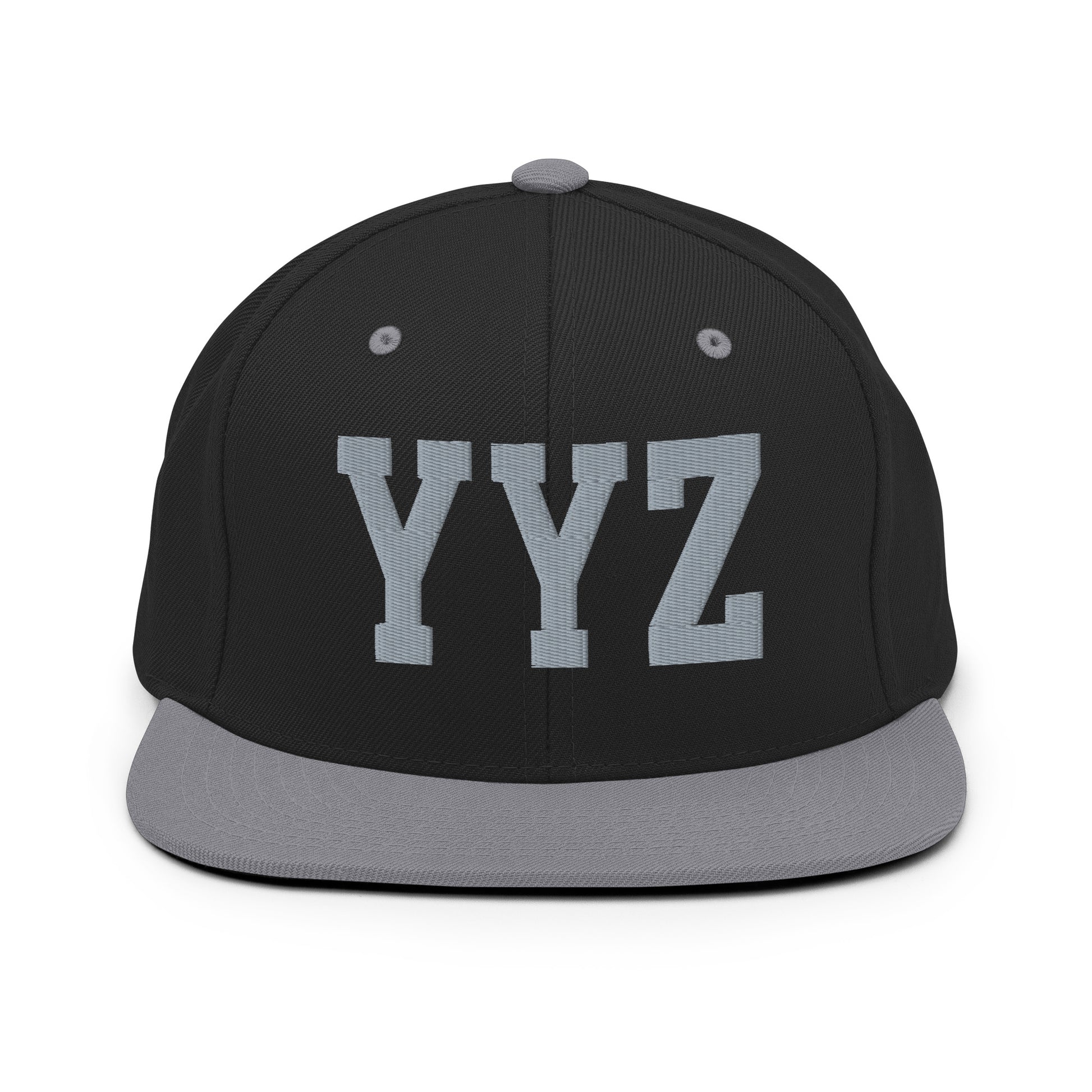 College-Style Classic Snapback Hat • Grey • YYZ Toronto Souvenir • YHM Designs - Image 11