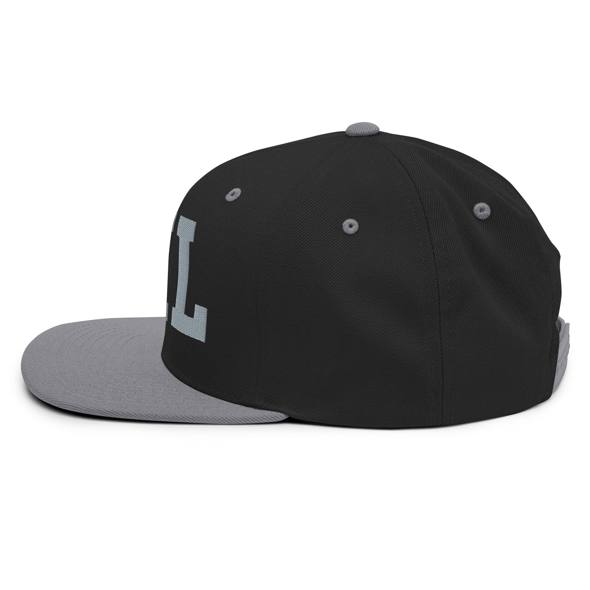 College-Style Classic Snapback Hat • Grey • AKL Auckland Souvenir • YHM Designs - Image 13
