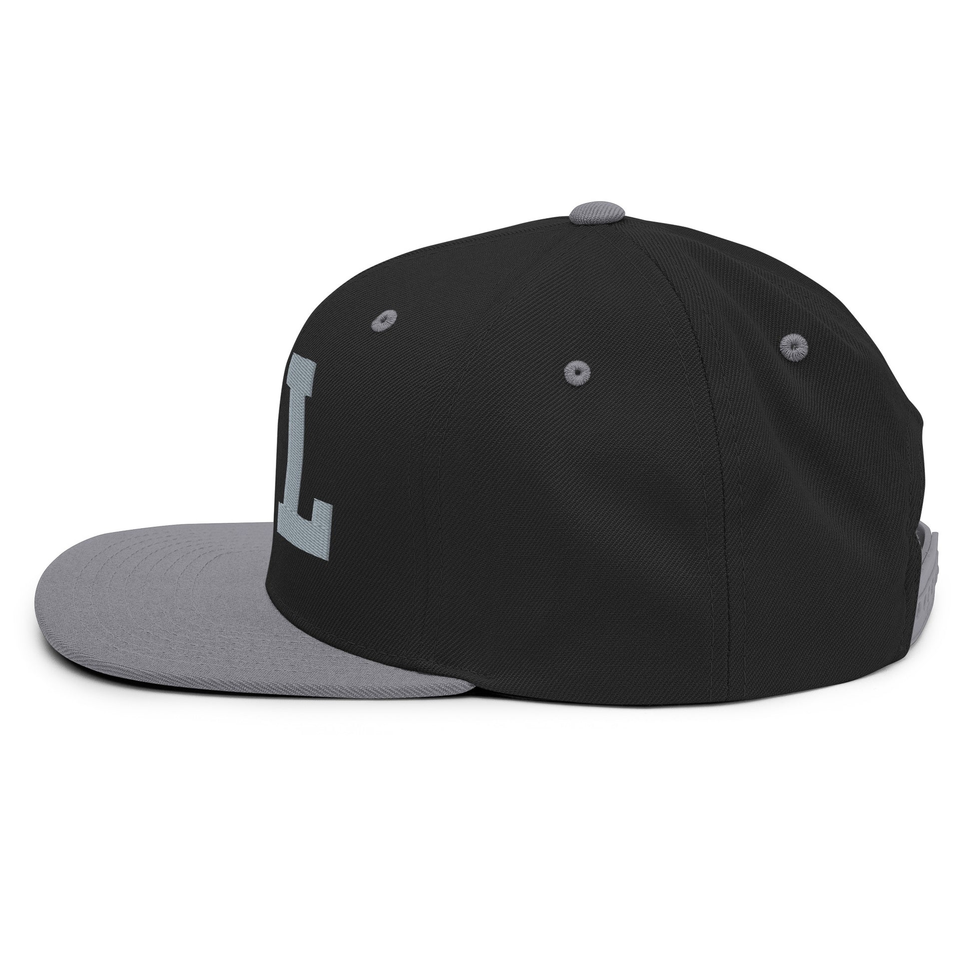 College-Style Classic Snapback Hat • Grey • STL St. Louis • YHM Designs - Image 13