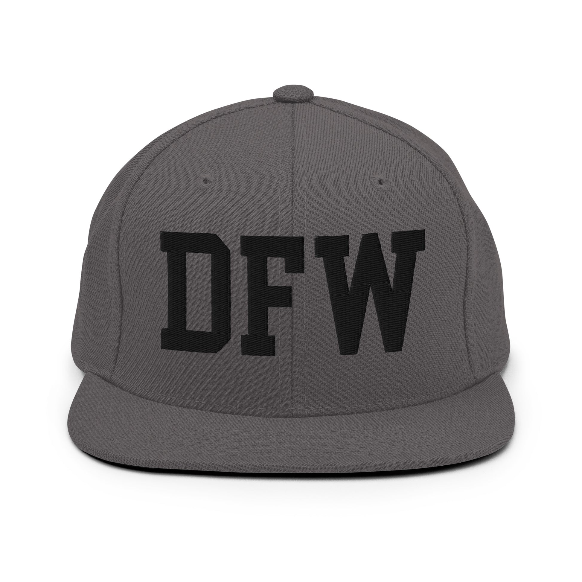 College-Style Classic Snapback Hat • Black • DFW Dallas Souvenir • YHM Designs - Image 15