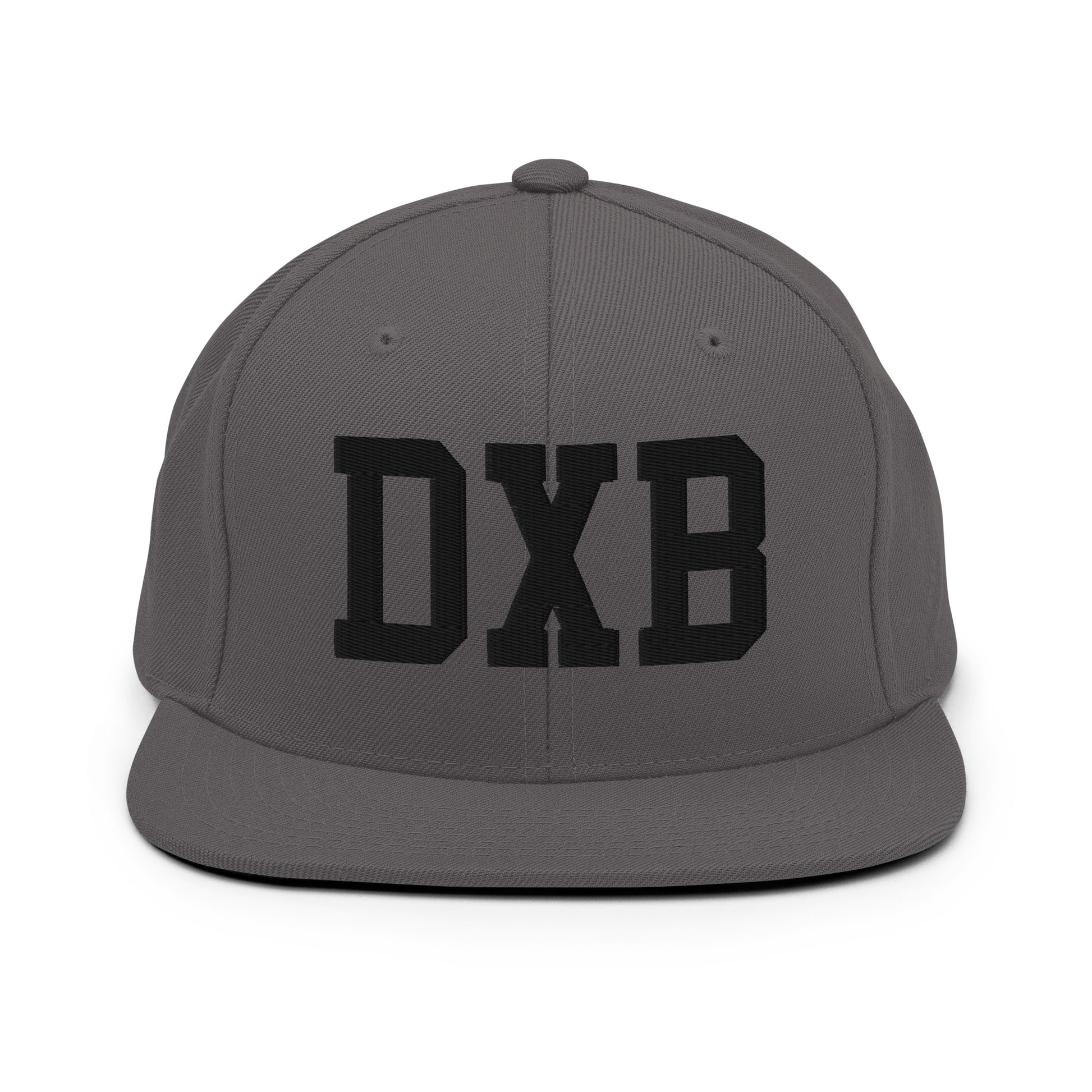 College-Style Classic Snapback Hat • Black • DXB Dubai • YHM Designs - Image 15