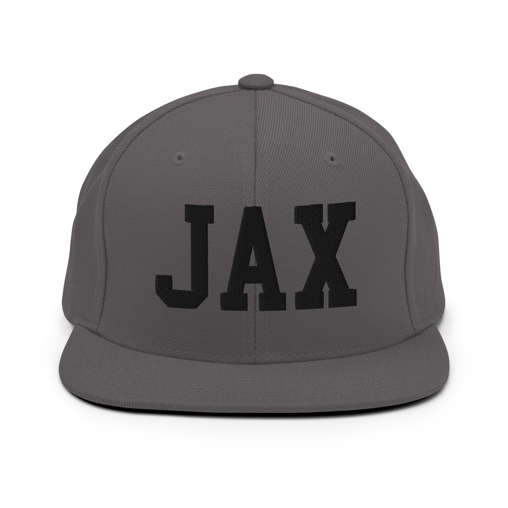 College-Style Classic Snapback Hat • Black • JAX Jacksonville Souvenir • YHM Designs - Image 15