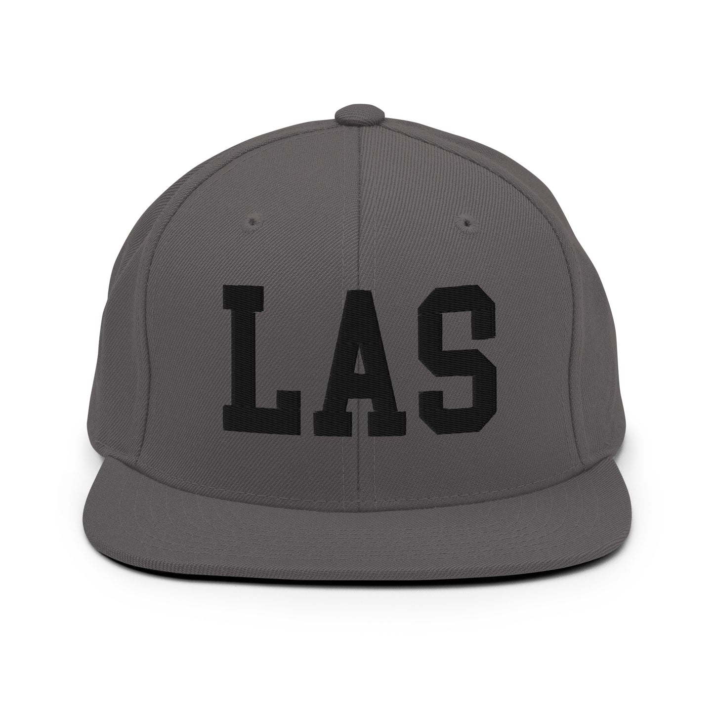 College-Style Classic Snapback Hat • Black • LAS Las Vegas • YHM Designs - Image 15