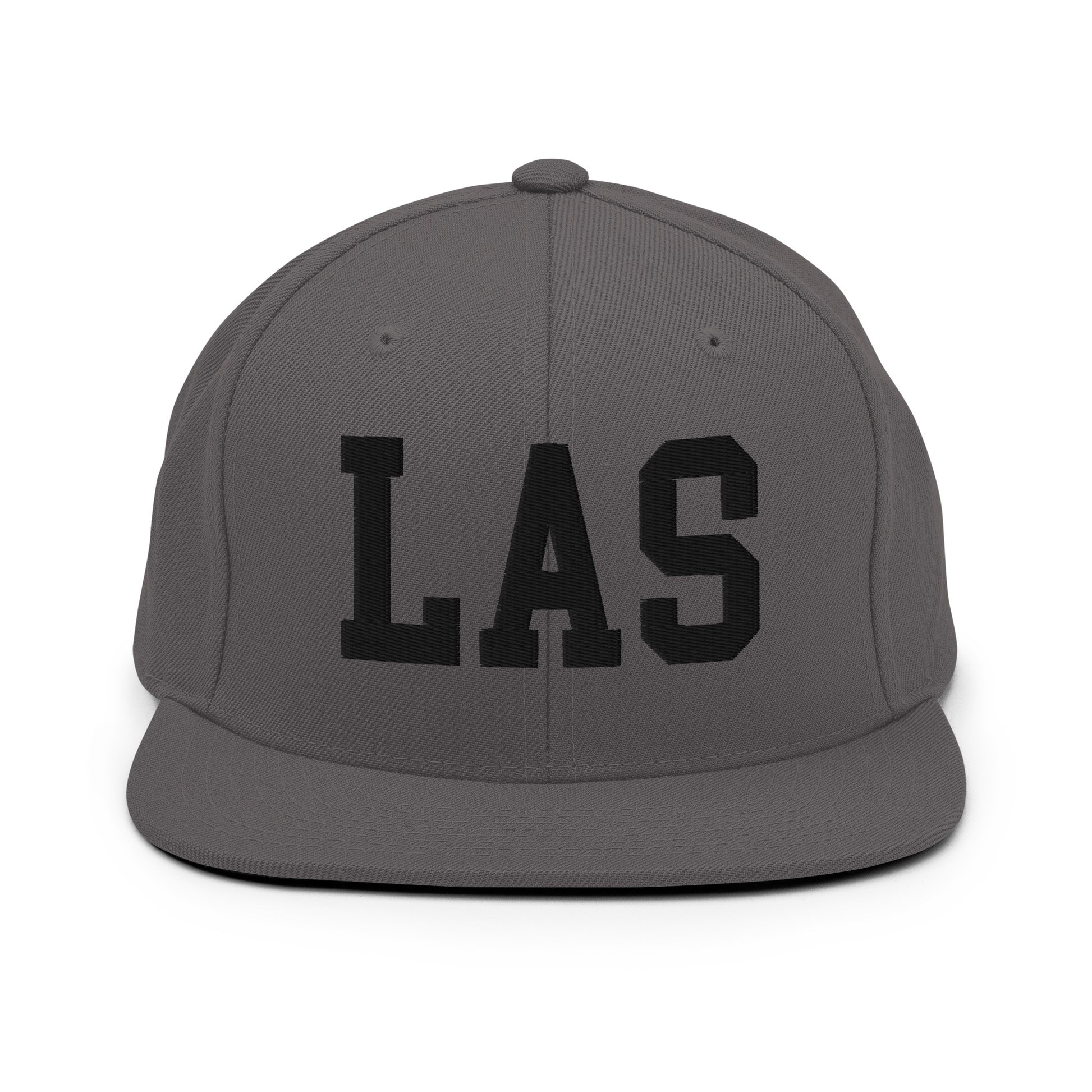 College-Style Classic Snapback Hat • Black • LAS Las Vegas • YHM Designs - Image 15