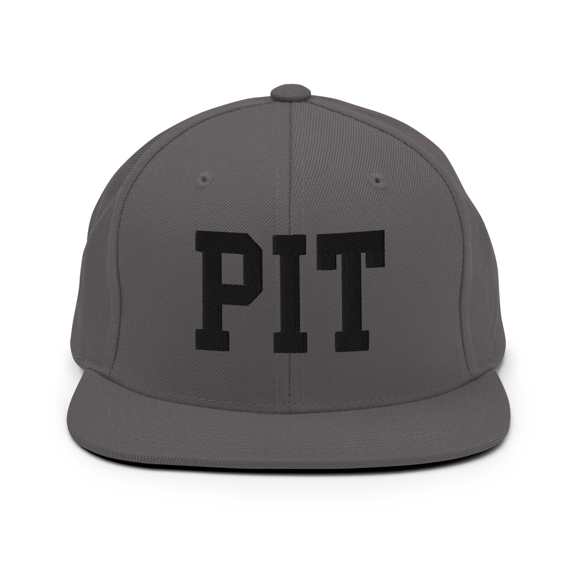 College-Style Classic Snapback Hat • Black • PIT Pittsburgh Souvenir • YHM Designs - Image 15