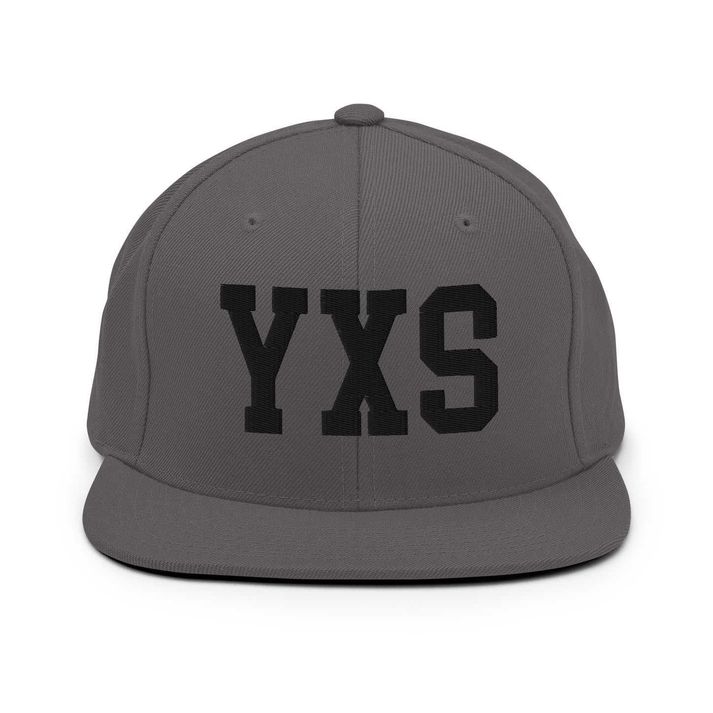 College-Style Classic Snapback Hat • Black • YXS Prince George Souvenir • YHM Designs - Image 15