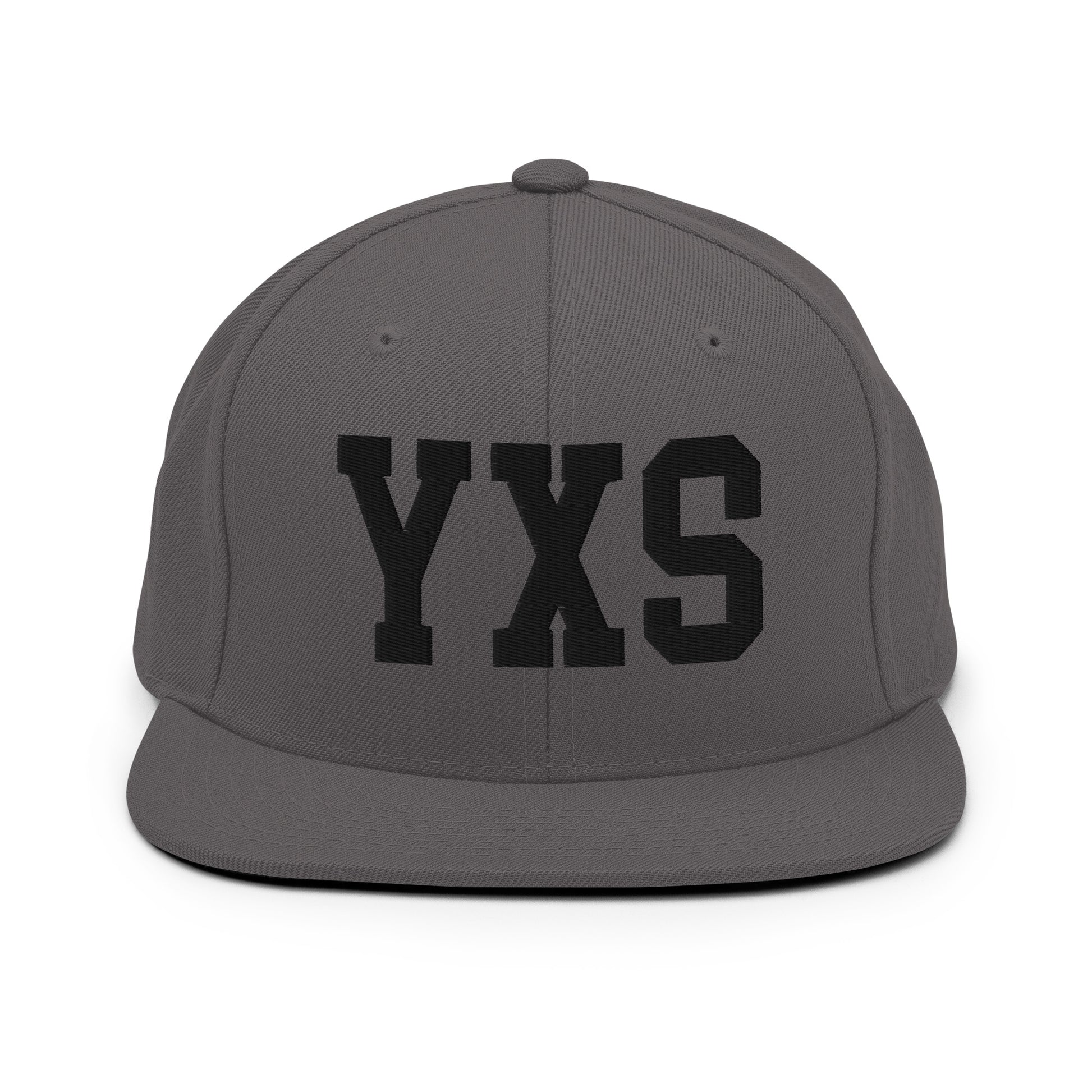 College-Style Classic Snapback Hat • Black • YXS Prince George Souvenir • YHM Designs - Image 15