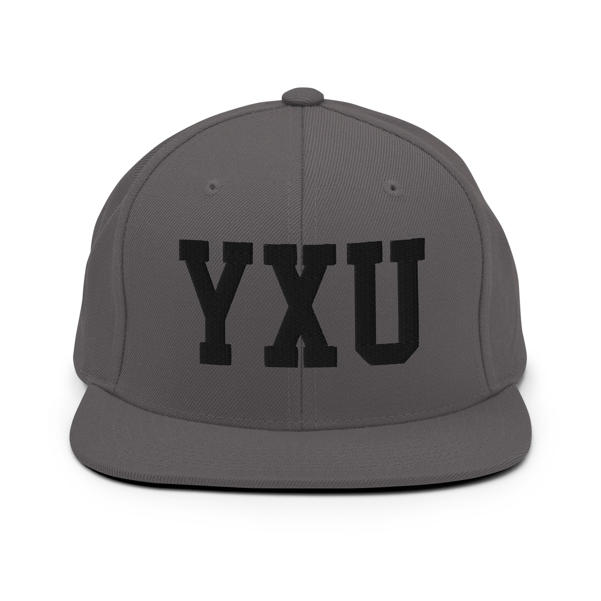College-Style Classic Snapback Hat • Black • YXU London Souvenir • YHM Designs - Image 15