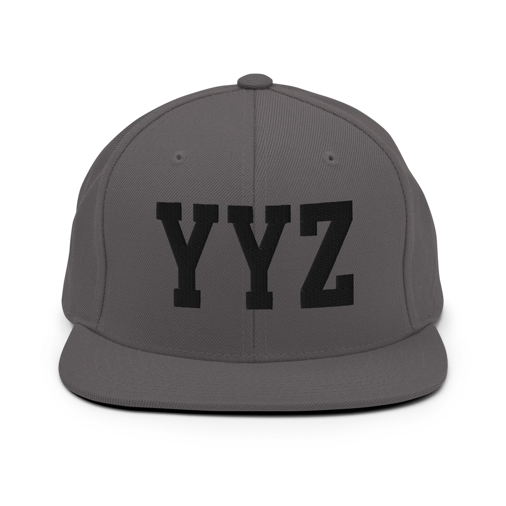 College-Style Classic Snapback Hat • Black • YYZ Toronto Souvenir • YHM Designs - Image 15