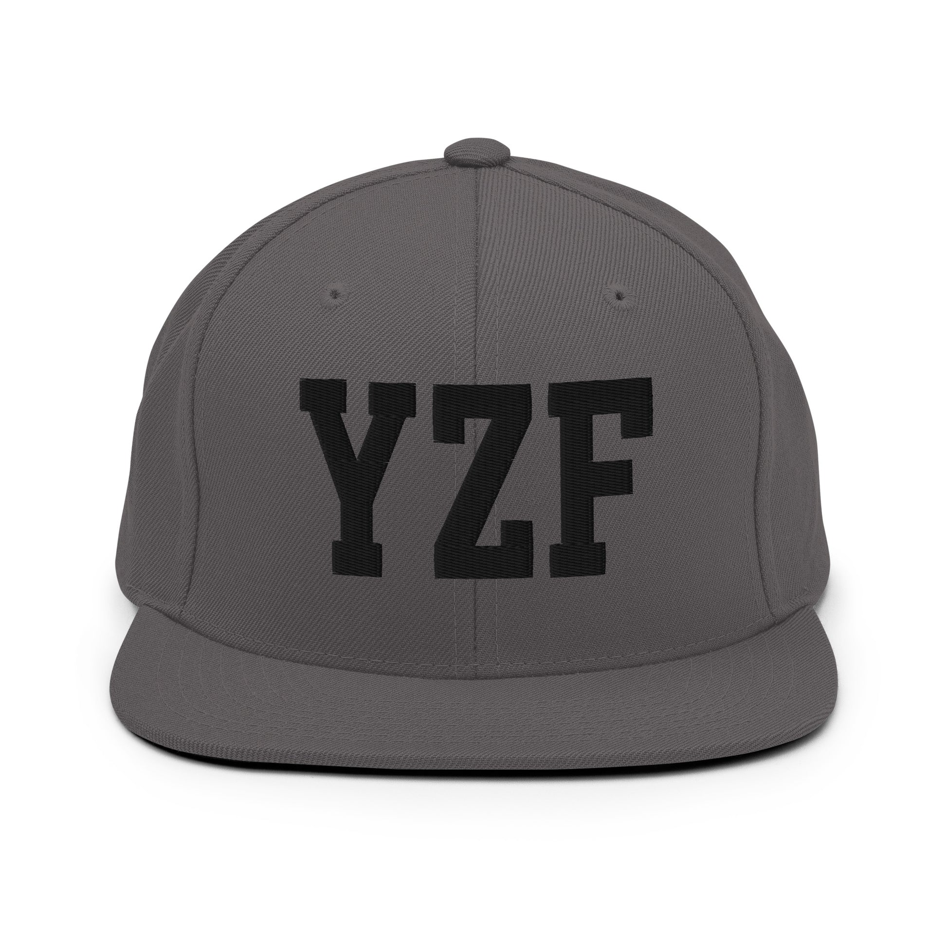 College-Style Classic Snapback Hat • Black • YZF Yellowknife Souvenir • YHM Designs - Image 15