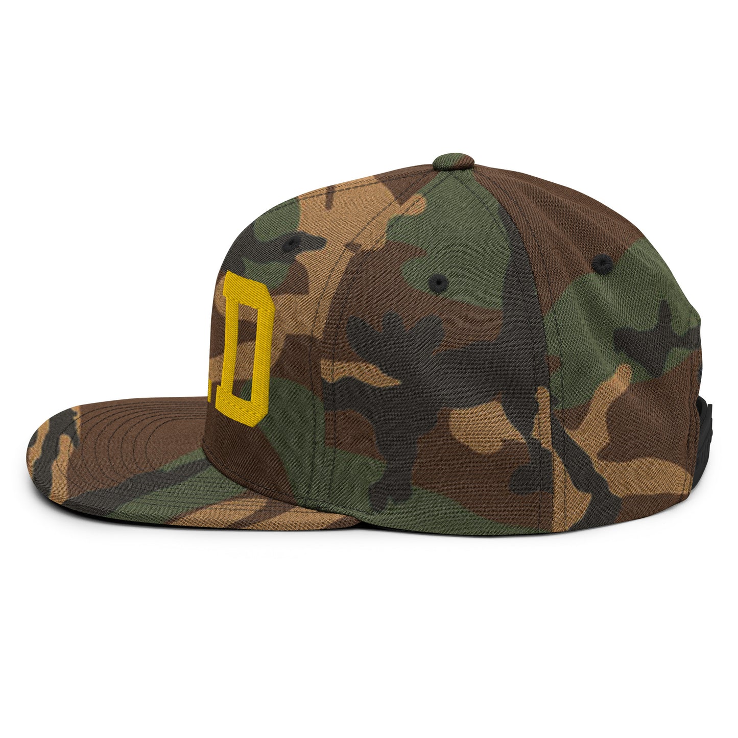 College-Style Classic Snapback Hat • Gold • MAD Madrid • YHM Designs - Image 25