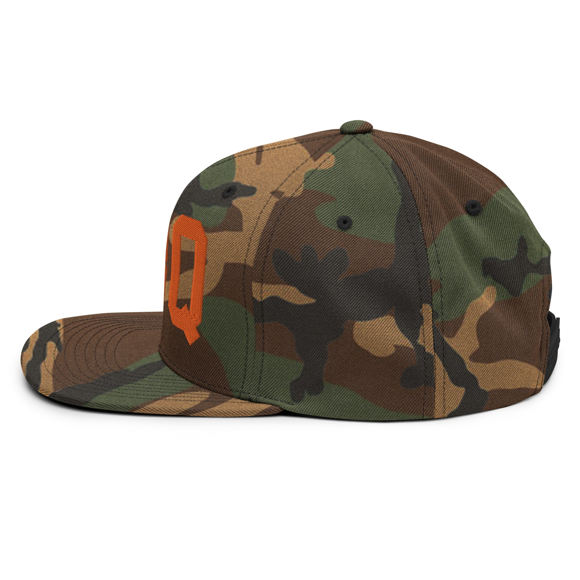 College-Style Classic Snapback Hat • Orange • ABQ Albuquerque • YHM Designs - Image 33