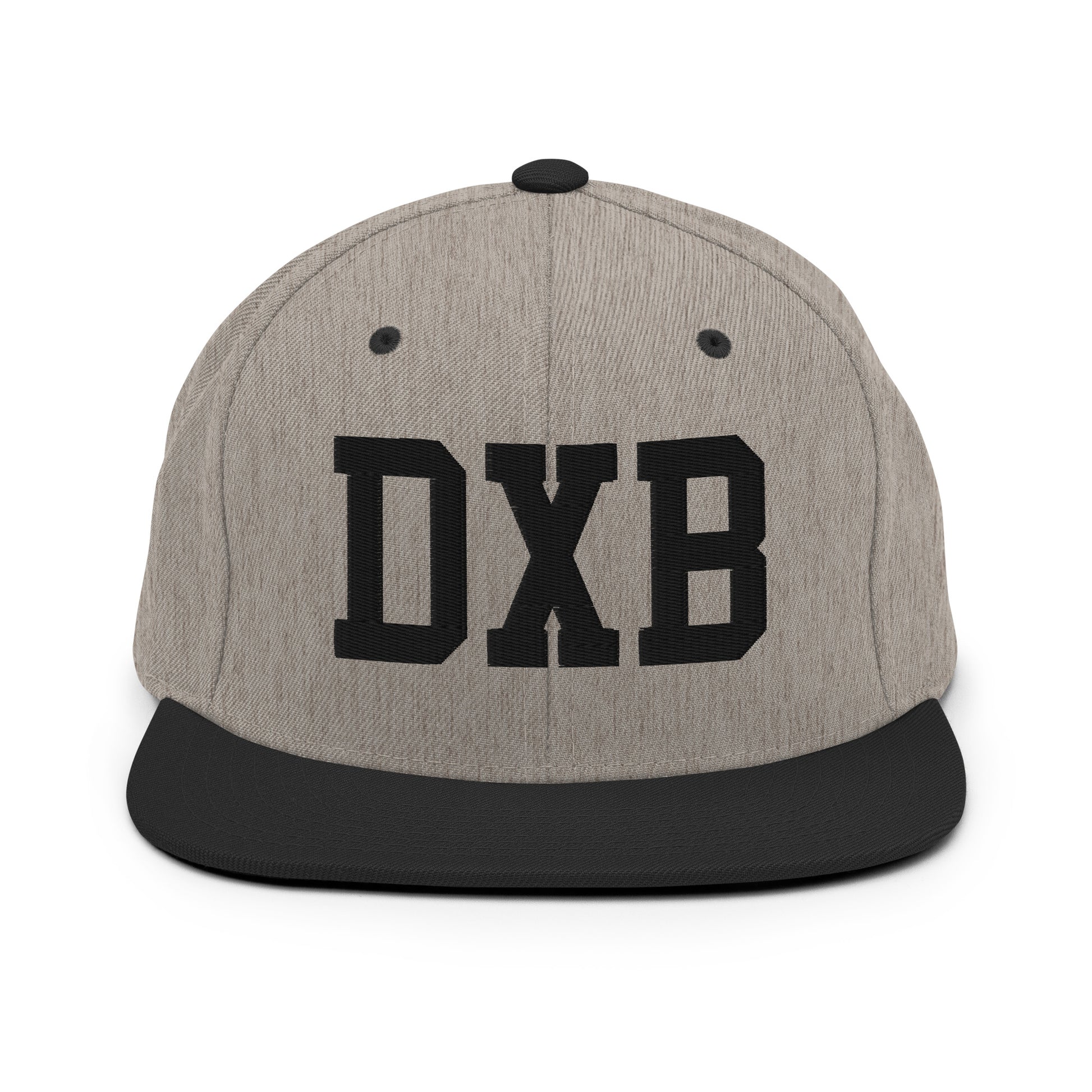 College-Style Classic Snapback Hat • Black • DXB Dubai • YHM Designs - Image 23