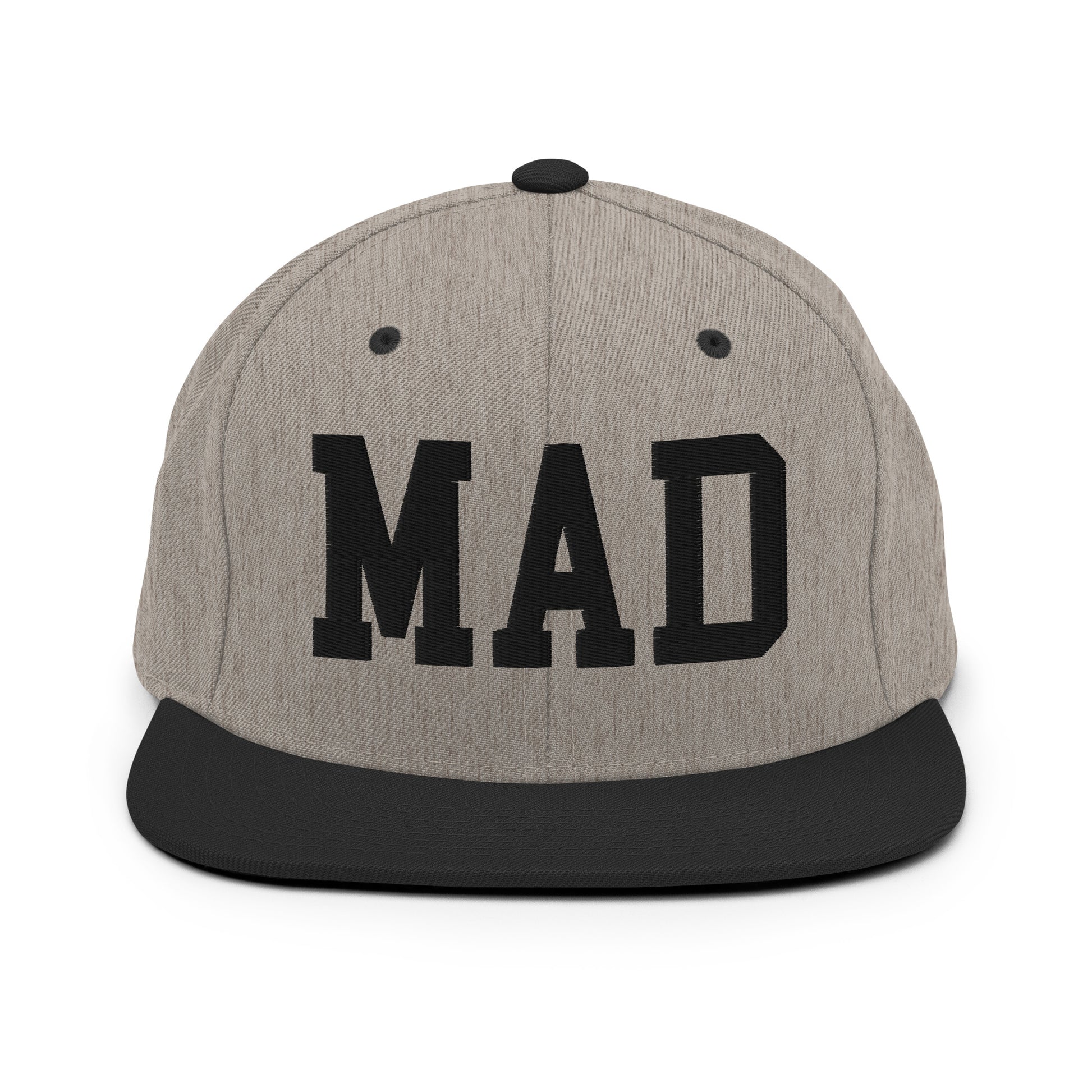 College-Style Classic Snapback Hat • Black • MAD Madrid • YHM Designs - Image 23