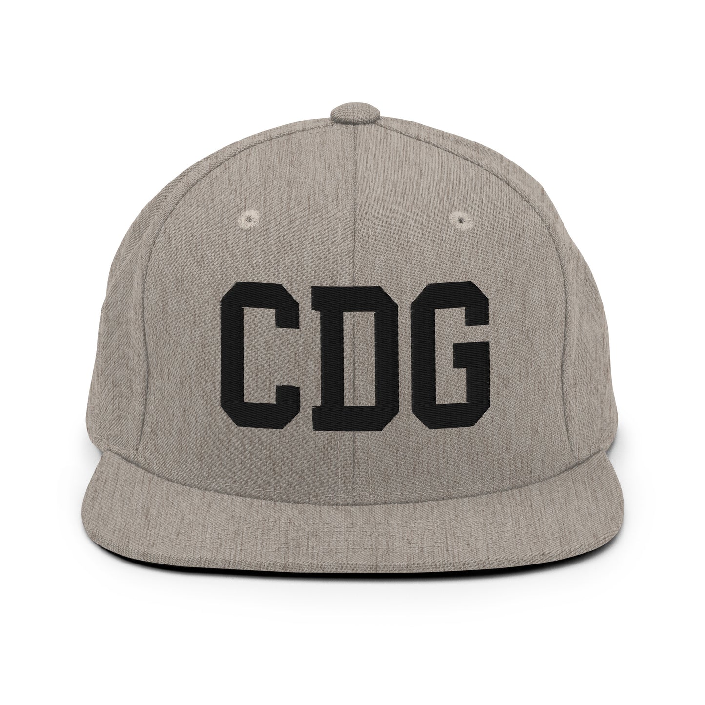 College-Style Classic Snapback Hat • Black • CDG Paris • YHM Designs - Image 27