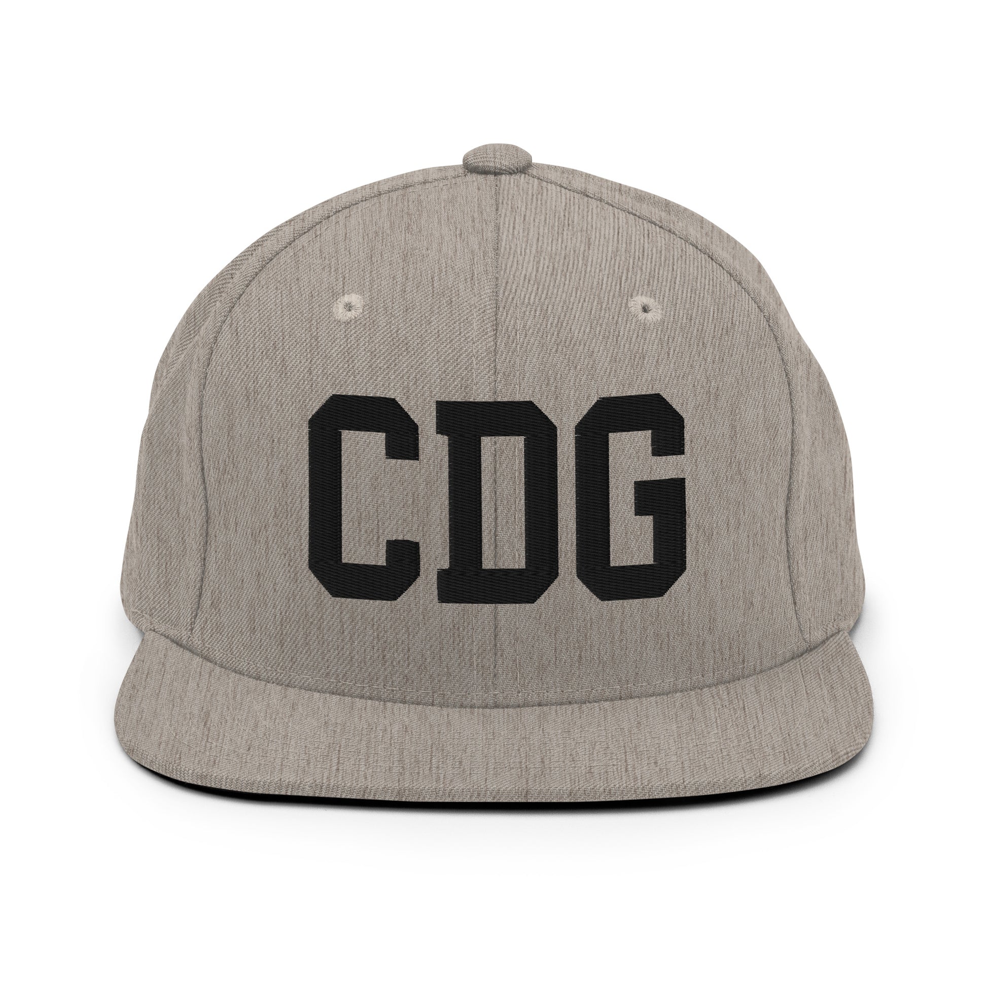College-Style Classic Snapback Hat • Black • CDG Paris • YHM Designs - Image 27