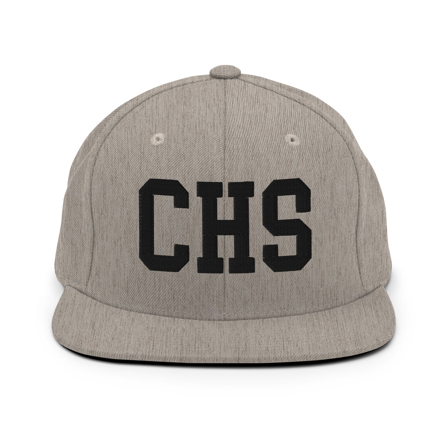 College-Style Classic Snapback Hat • Black • CHS Charleston Souvenir • YHM Designs - Image 27