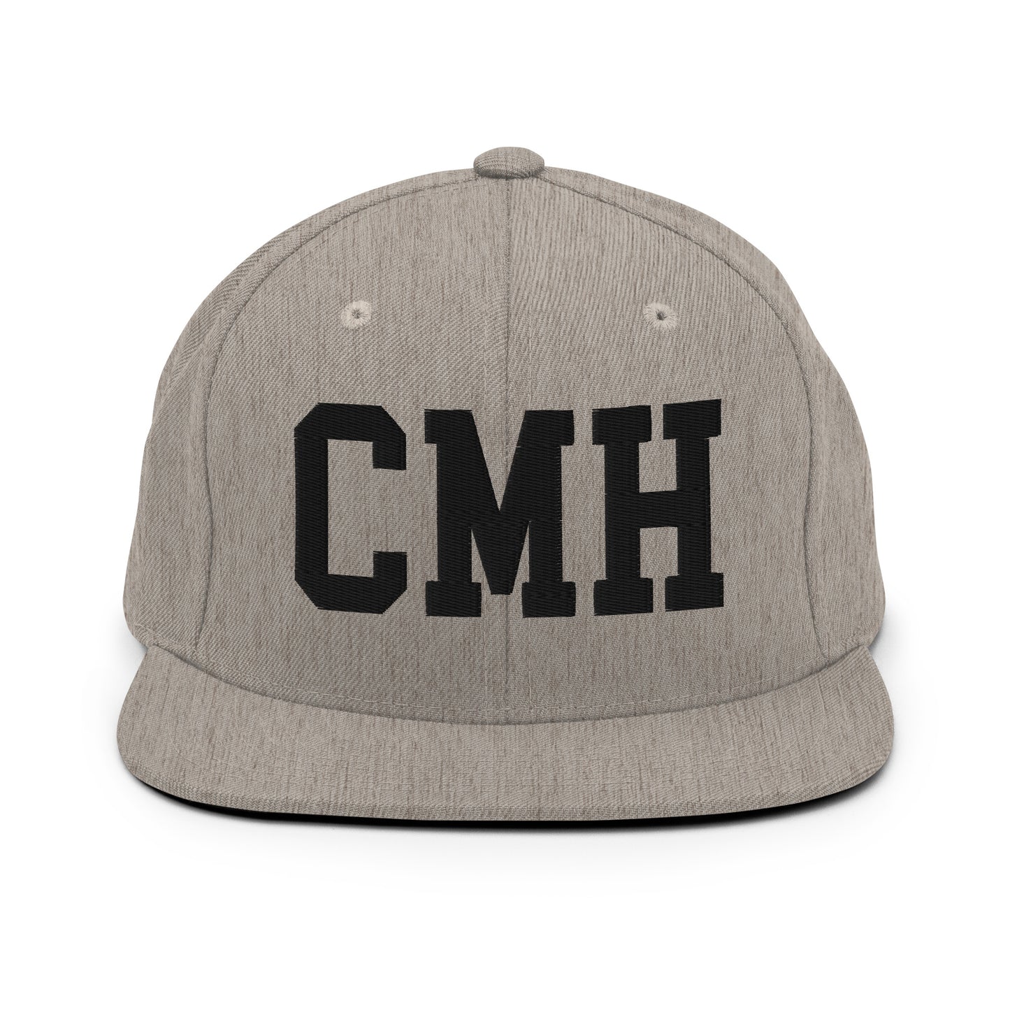 College-Style Classic Snapback Hat • Black • CMH Columbus Souvenir • YHM Designs - Image 27