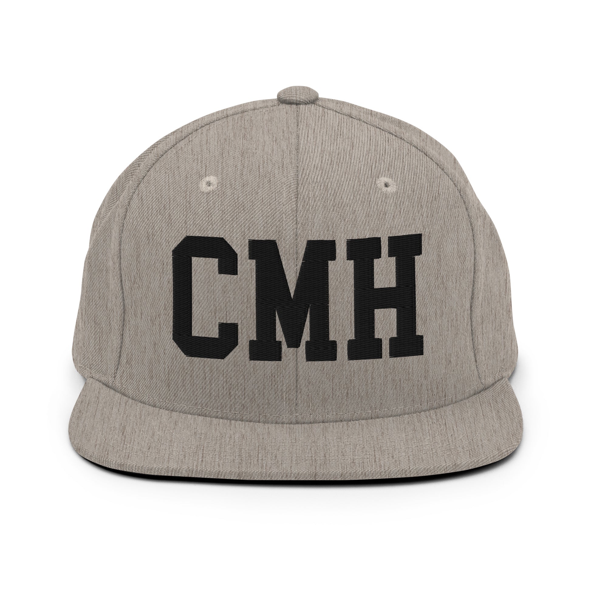 College-Style Classic Snapback Hat • Black • CMH Columbus Souvenir • YHM Designs - Image 27