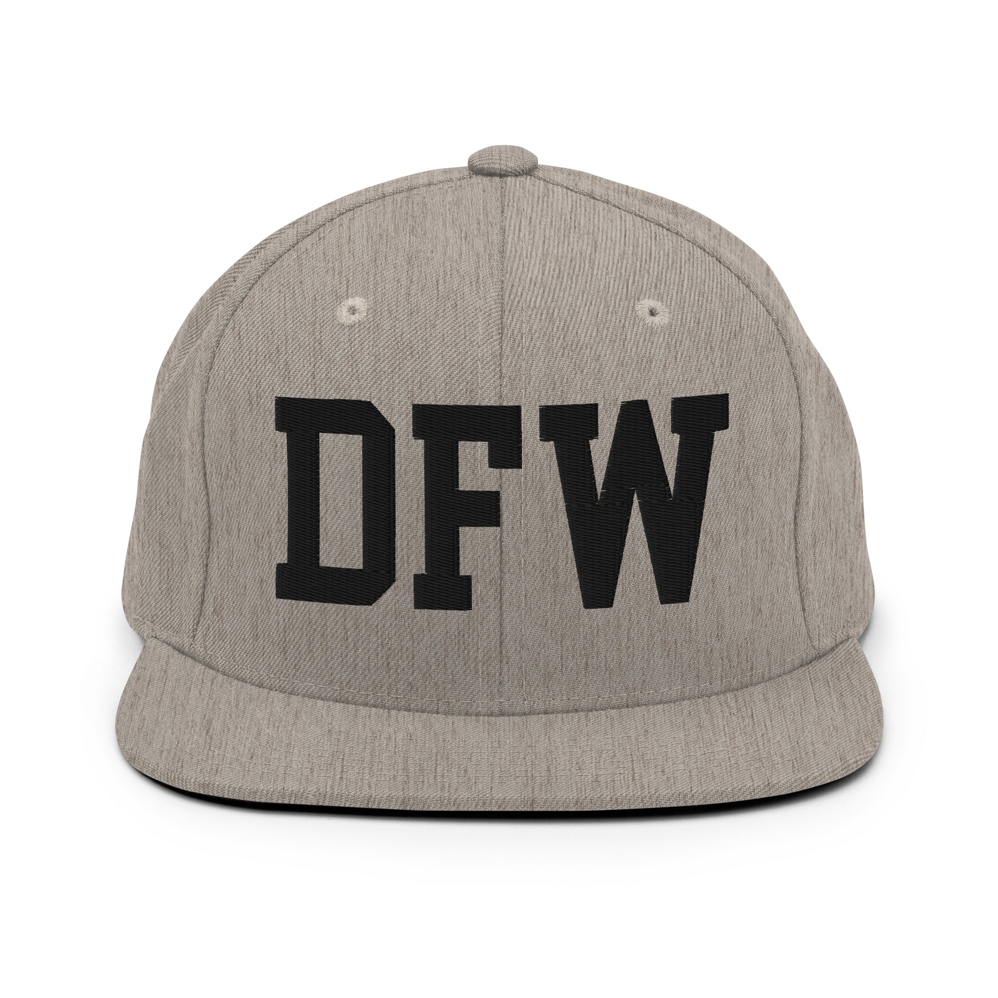 College-Style Classic Snapback Hat • Black • DFW Dallas Souvenir • YHM Designs - Image 27