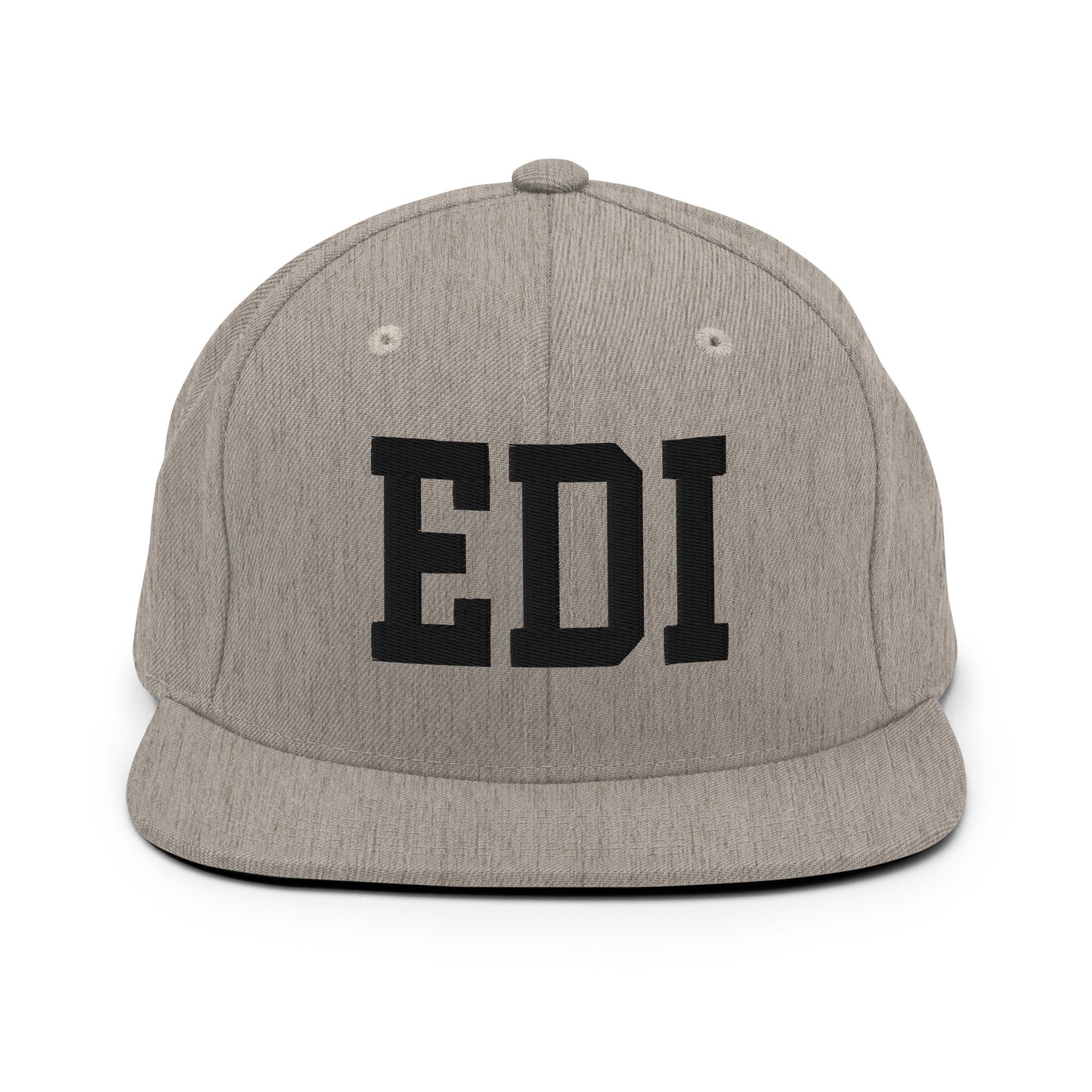 College-Style Classic Snapback Hat • Black • EDI Edinburgh Souvenir • YHM Designs - Image 27