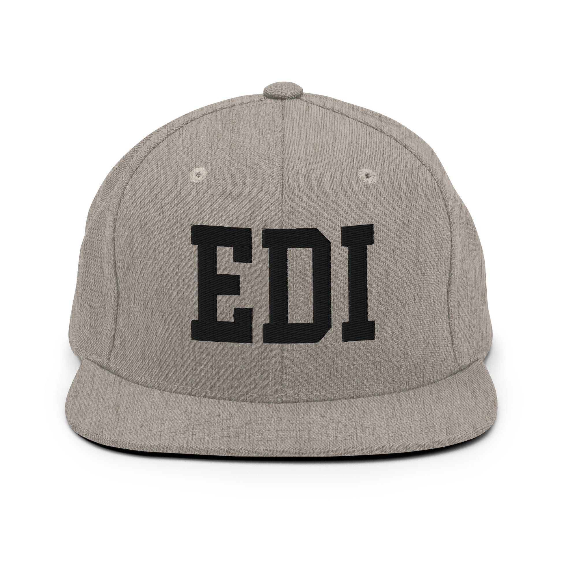 College-Style Classic Snapback Hat • Black • EDI Edinburgh Souvenir • YHM Designs - Image 27