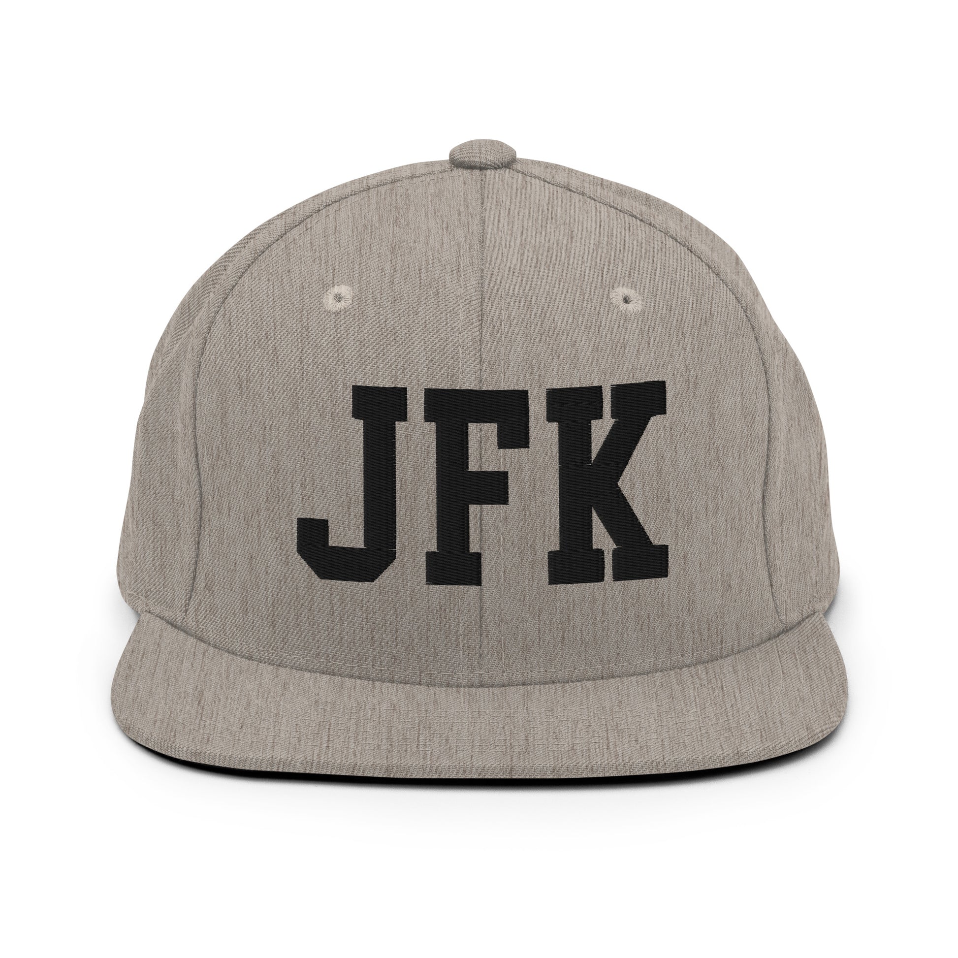 College-Style Classic Snapback Hat • Black • JFK New York City Souvenir • YHM Designs - Image 27