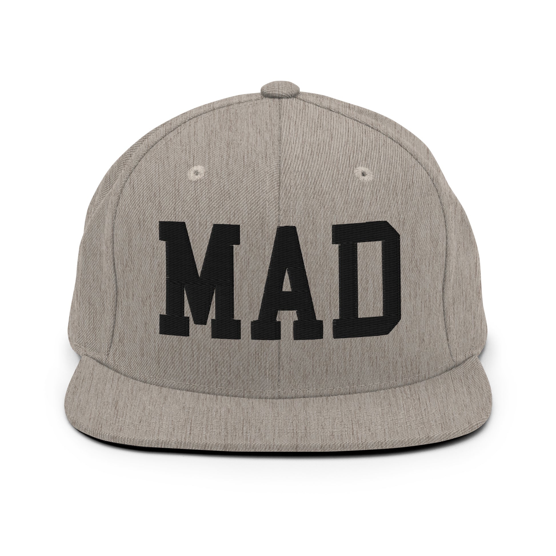 College-Style Classic Snapback Hat • Black • MAD Madrid • YHM Designs - Image 27