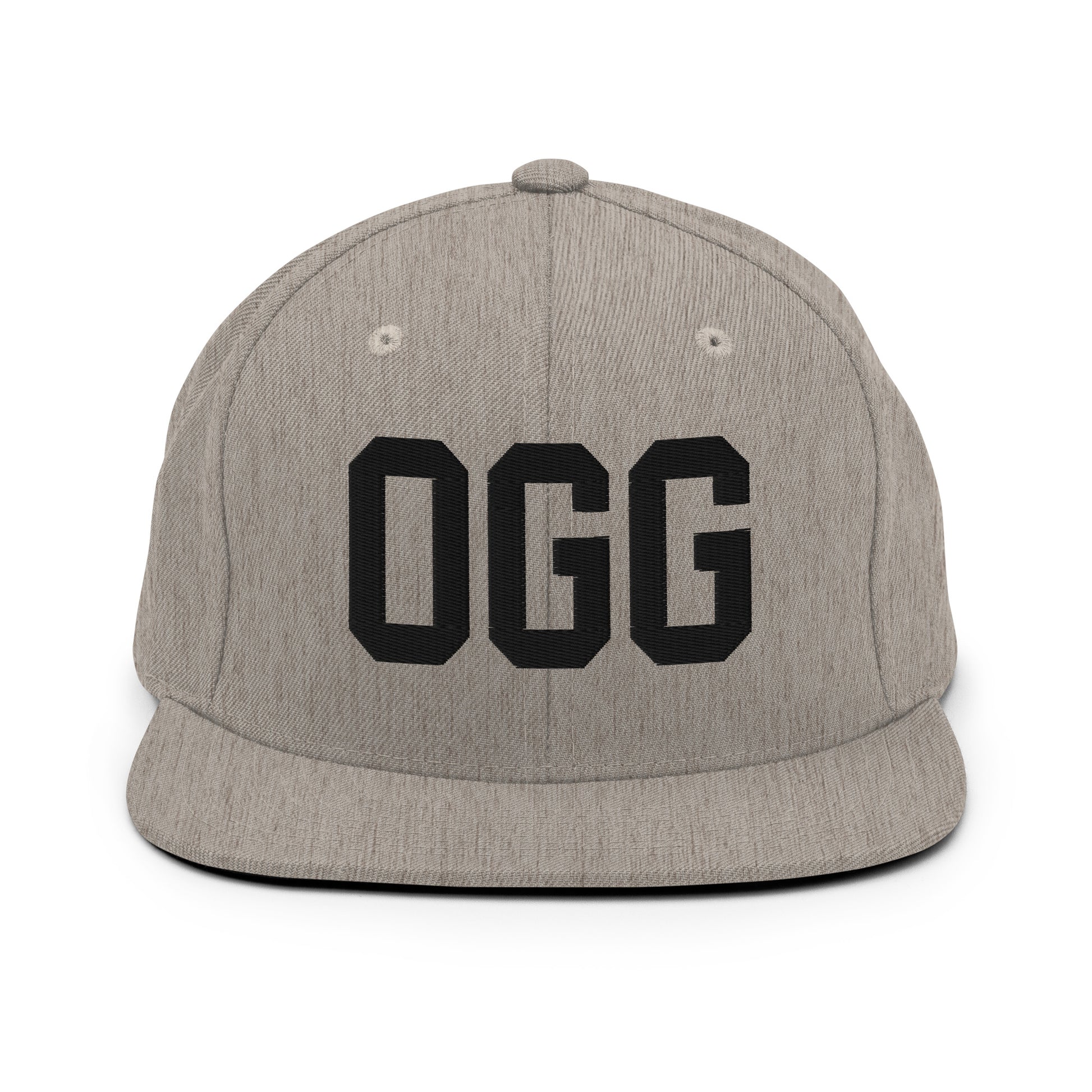College-Style Classic Snapback Hat • Black • OGG Maui Souvenir • YHM Designs - Image 27