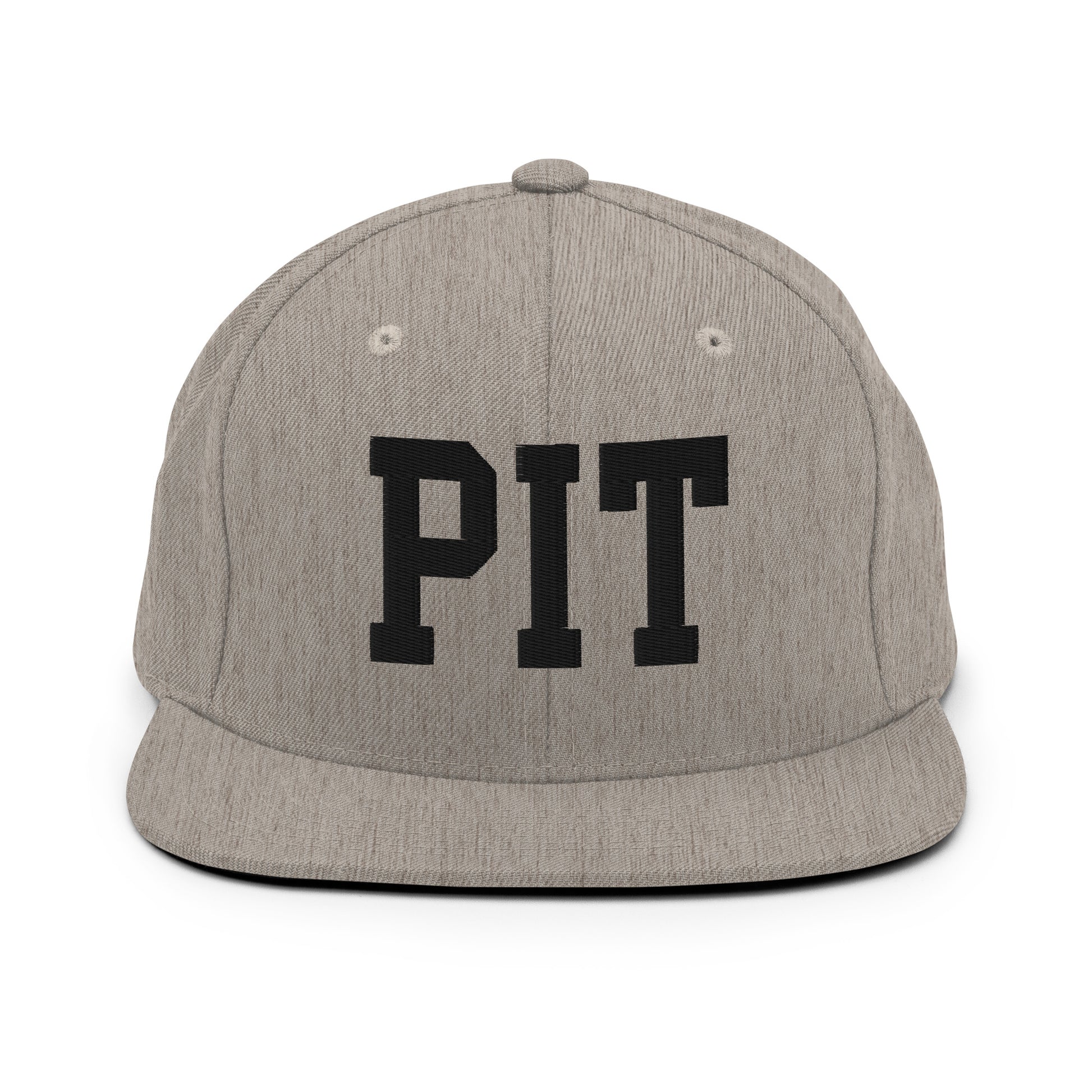 College-Style Classic Snapback Hat • Black • PIT Pittsburgh Souvenir • YHM Designs - Image 27
