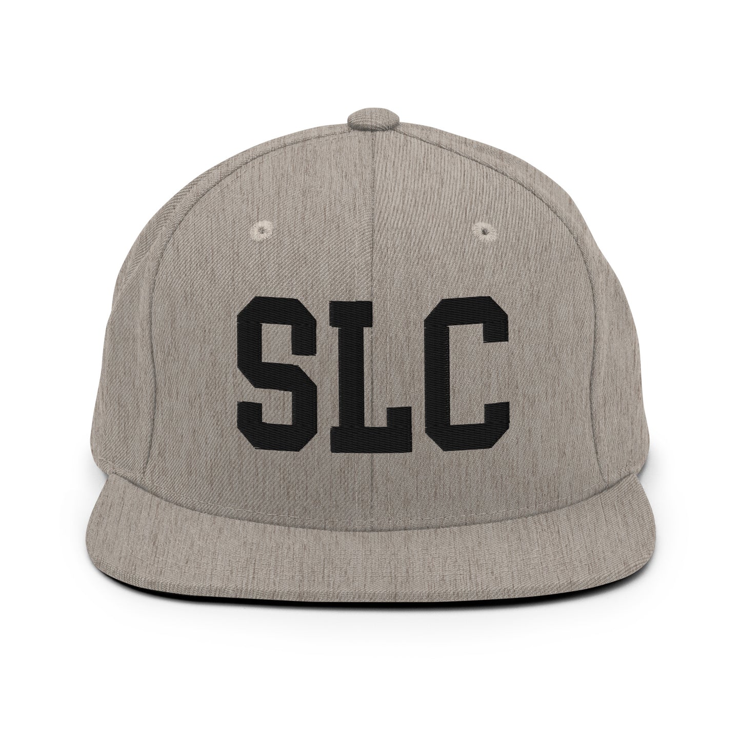 College-Style Classic Snapback Hat • Black • SLC Salt Lake City Souvenir • YHM Designs - Image 27