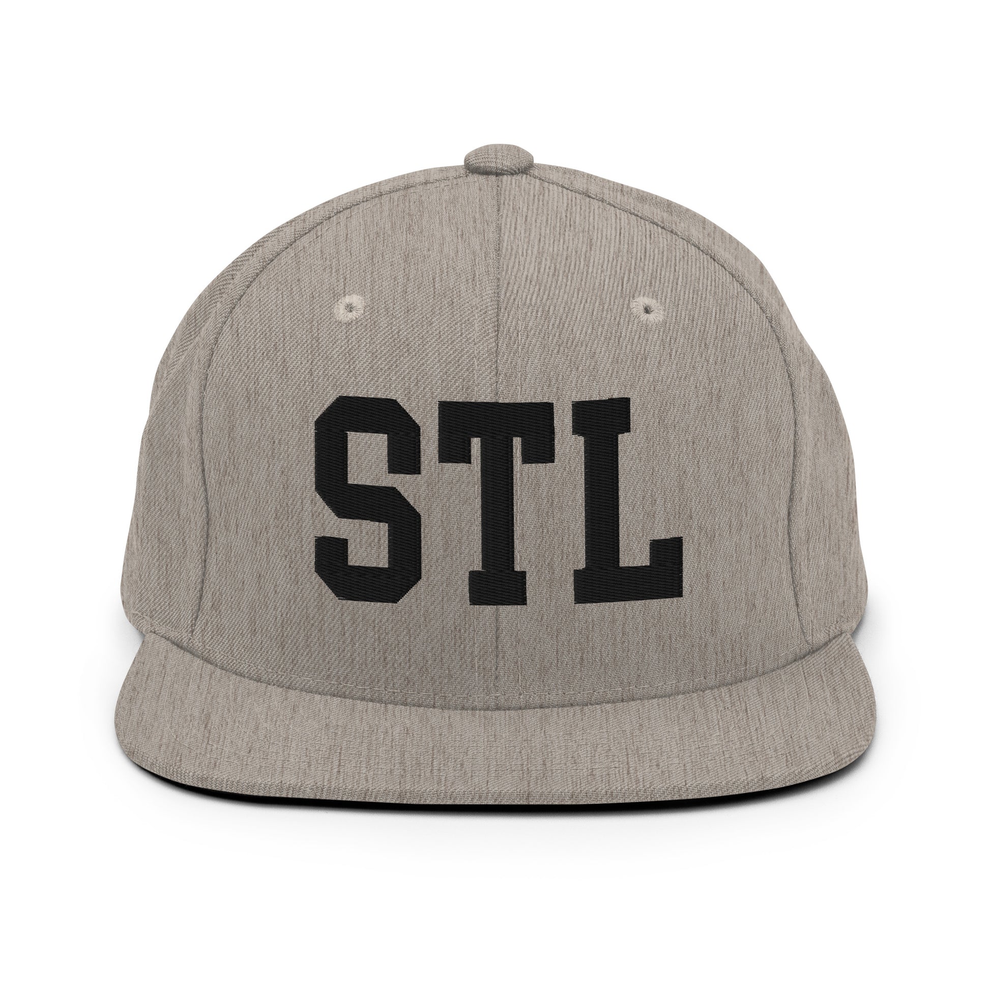 College-Style Classic Snapback Hat • Black • STL St. Louis • YHM Designs - Image 27
