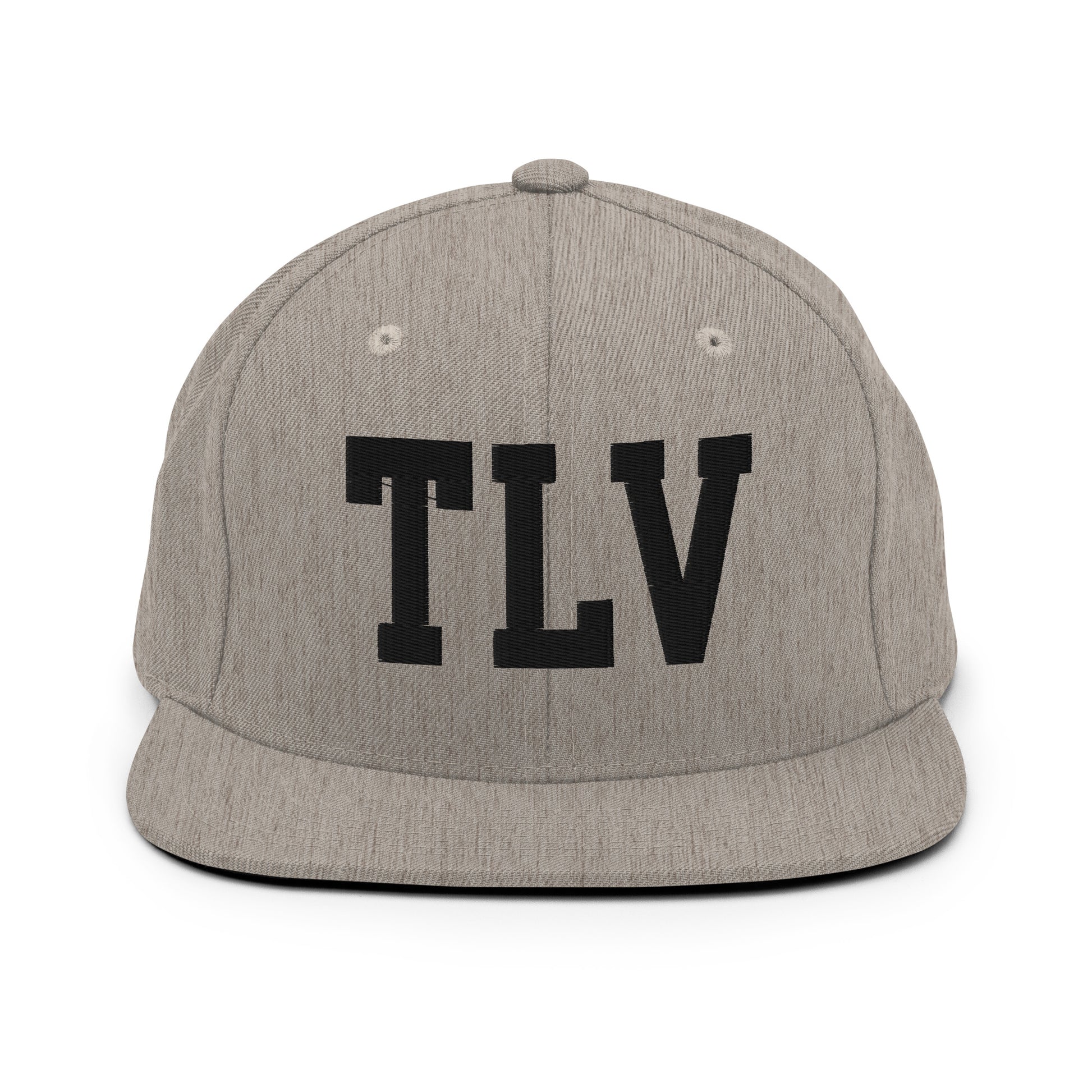 College-Style Classic Snapback Hat • Black • TLV Tel Aviv • YHM Designs - Image 27