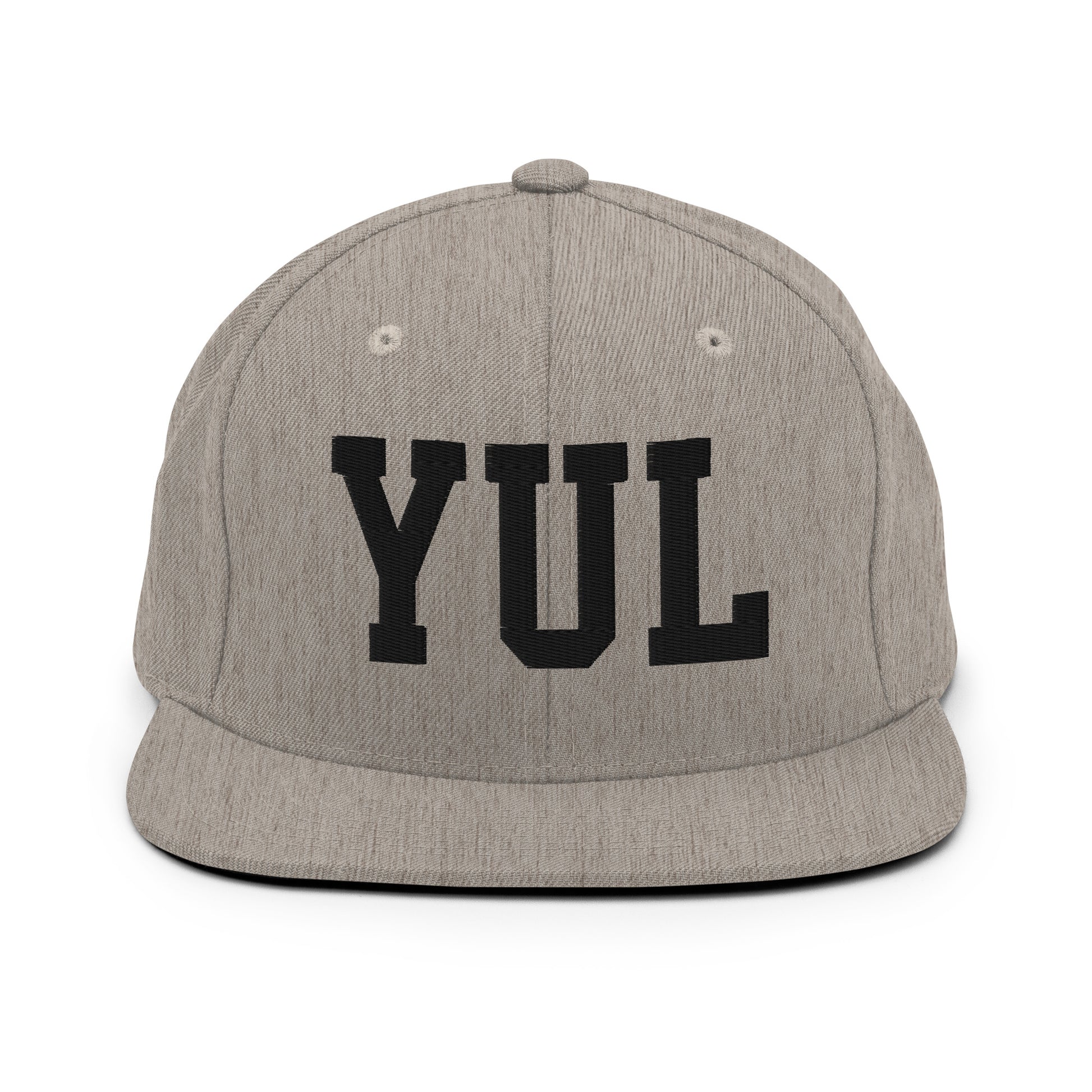 College-Style Classic Snapback Hat • Black • YUL Montreal Souvenir • YHM Designs - Image 27