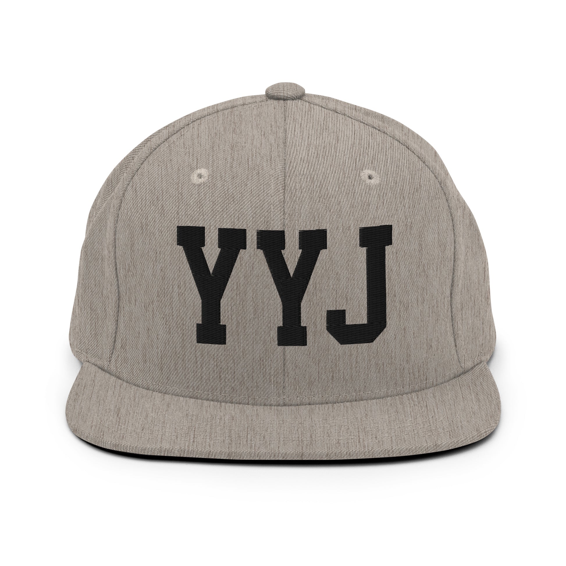 College-Style Classic Snapback Hat • Black • YYJ Victoria • YHM Designs - Image 27
