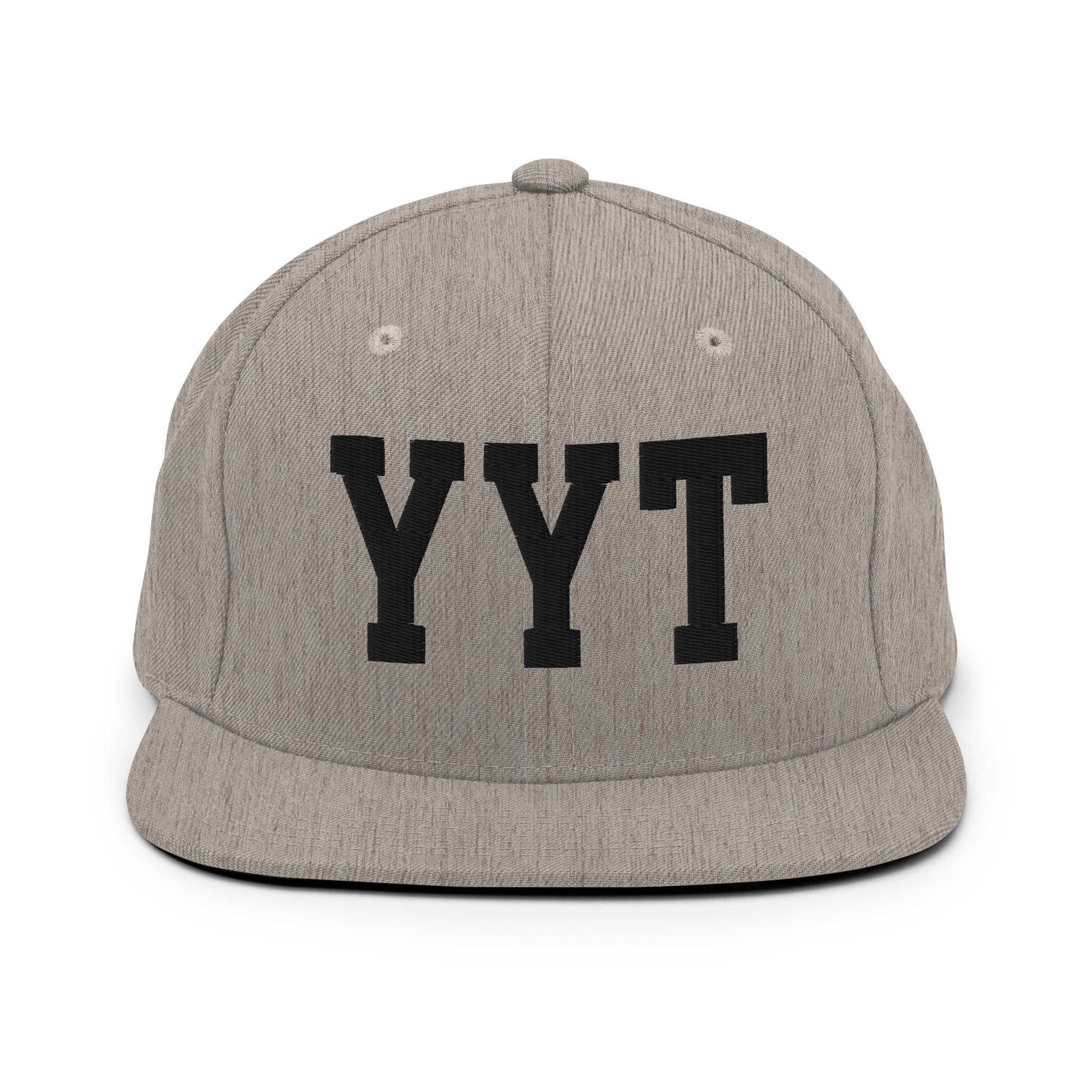 College-Style Classic Snapback Hat • Black • YYT St. John's • YHM Designs - Image 27