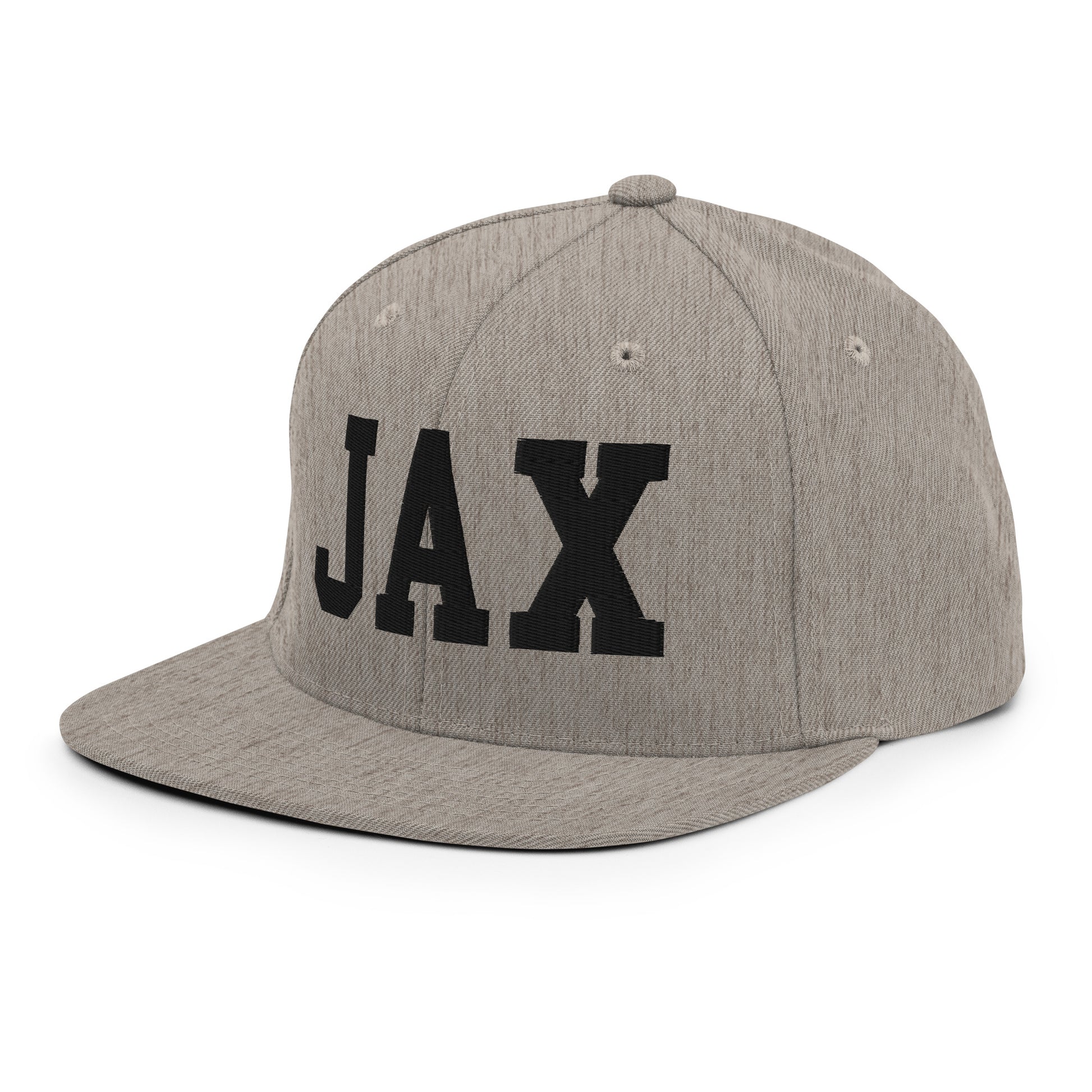 College-Style Classic Snapback Hat • Black • JAX Jacksonville Souvenir • YHM Designs - Image 29