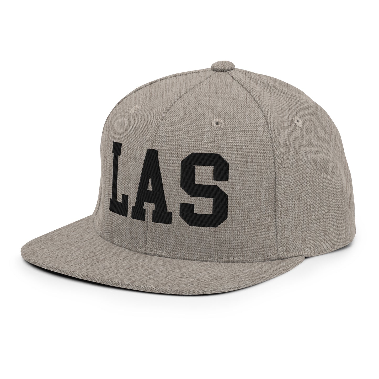College-Style Classic Snapback Hat • Black • LAS Las Vegas • YHM Designs - Image 29