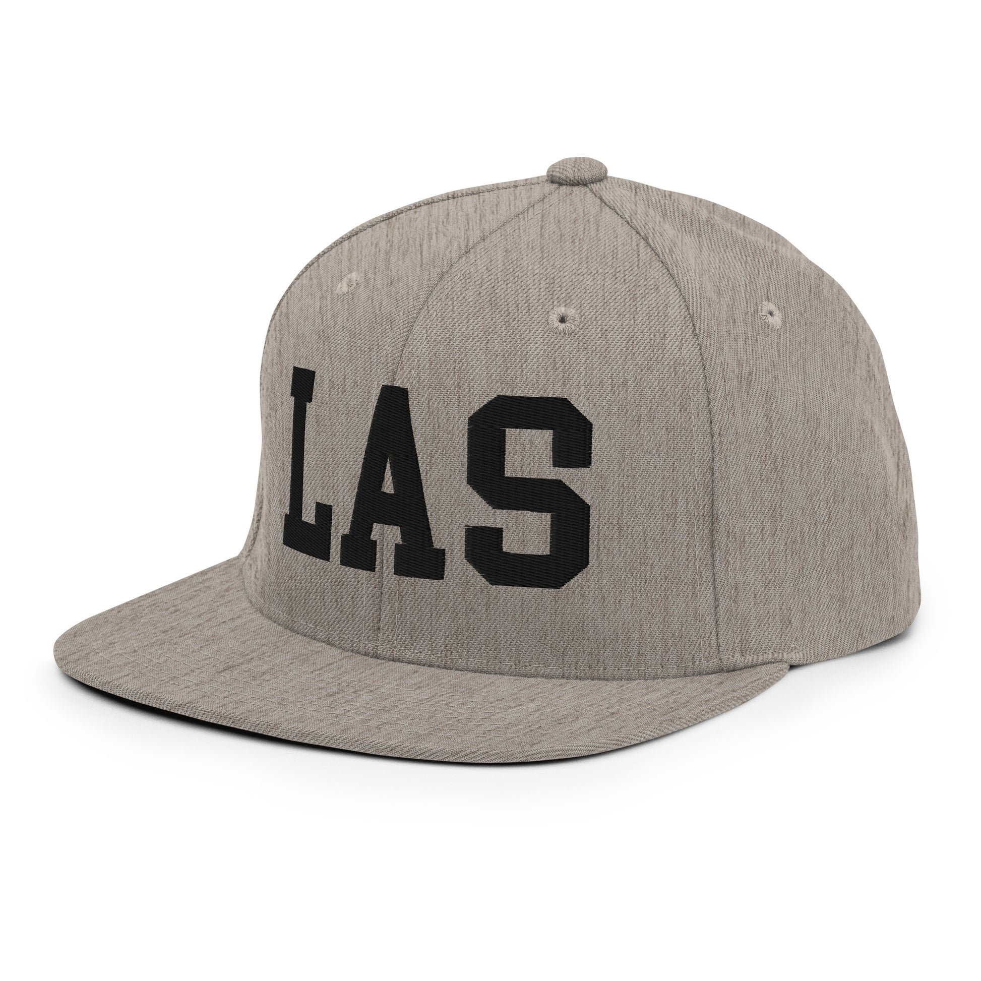 College-Style Classic Snapback Hat • Black • LAS Las Vegas • YHM Designs - Image 29