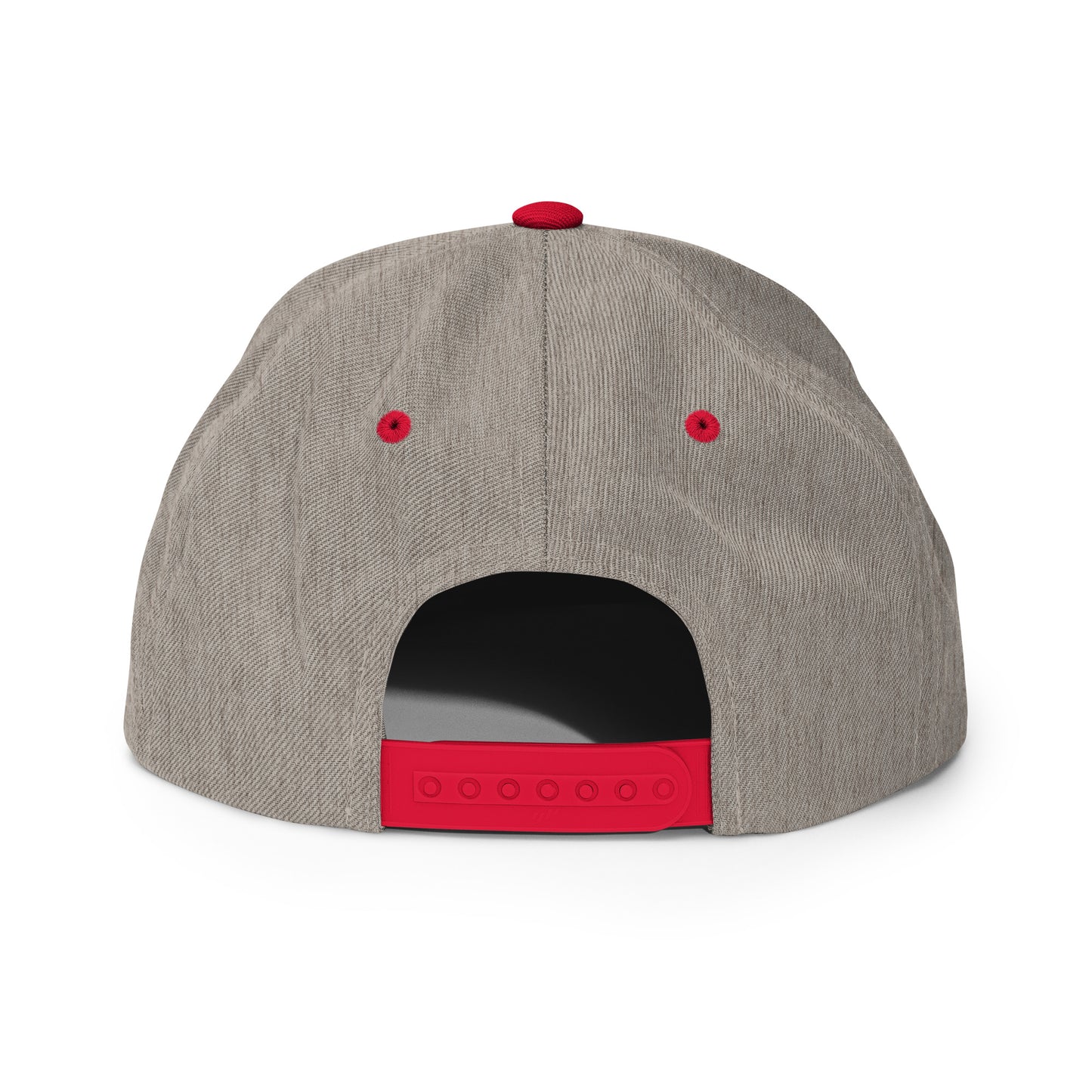 College-Style Classic Snapback Hat • Red • YXU London • YHM Designs - Image 32