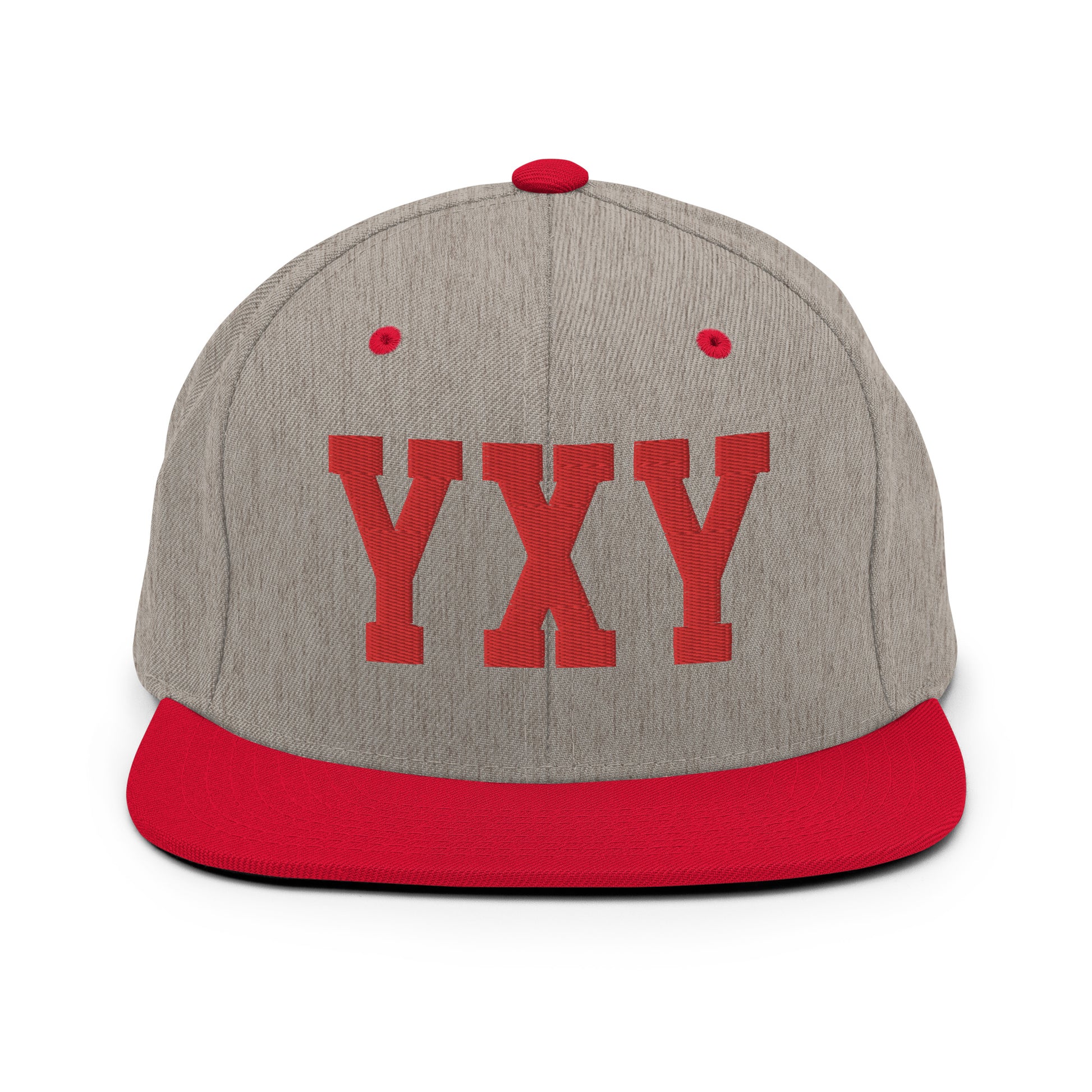 College-Style Classic Snapback Hat • Red • YXY Whitehorse • YHM Designs - Image 31