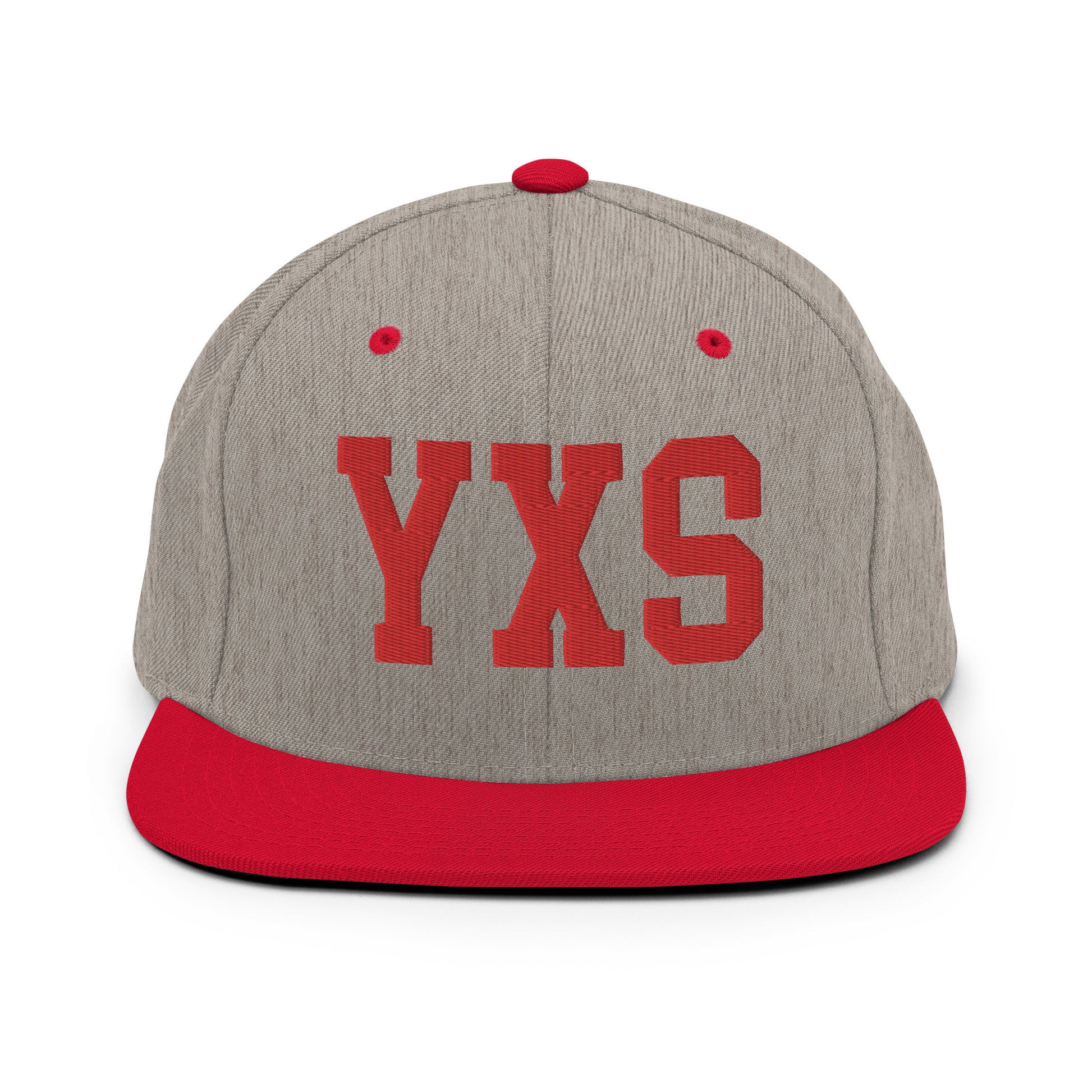 College-Style Classic Snapback Hat • Red • YXS Prince George • YHM Designs - Image 31