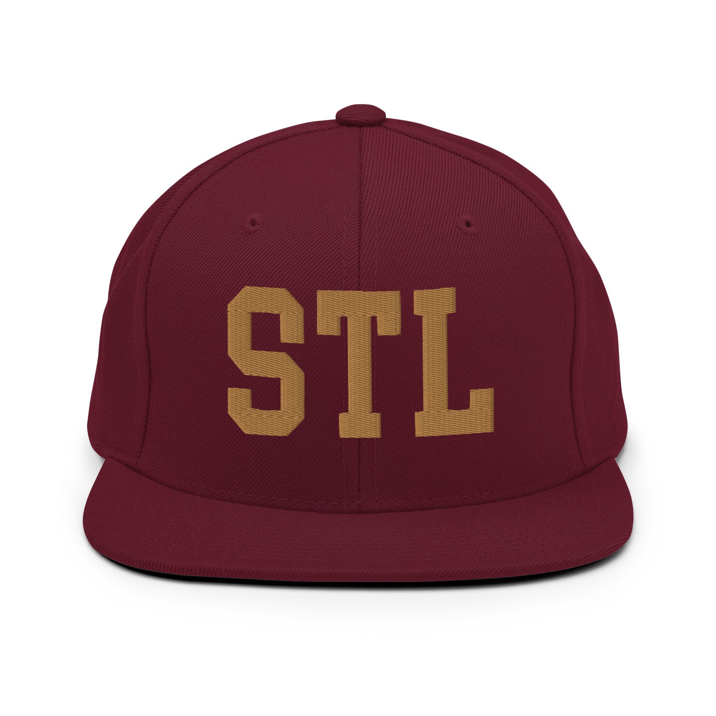 College-Style Classic Snapback Hat • Old Gold • STL St. Louis • YHM Designs - Image 10