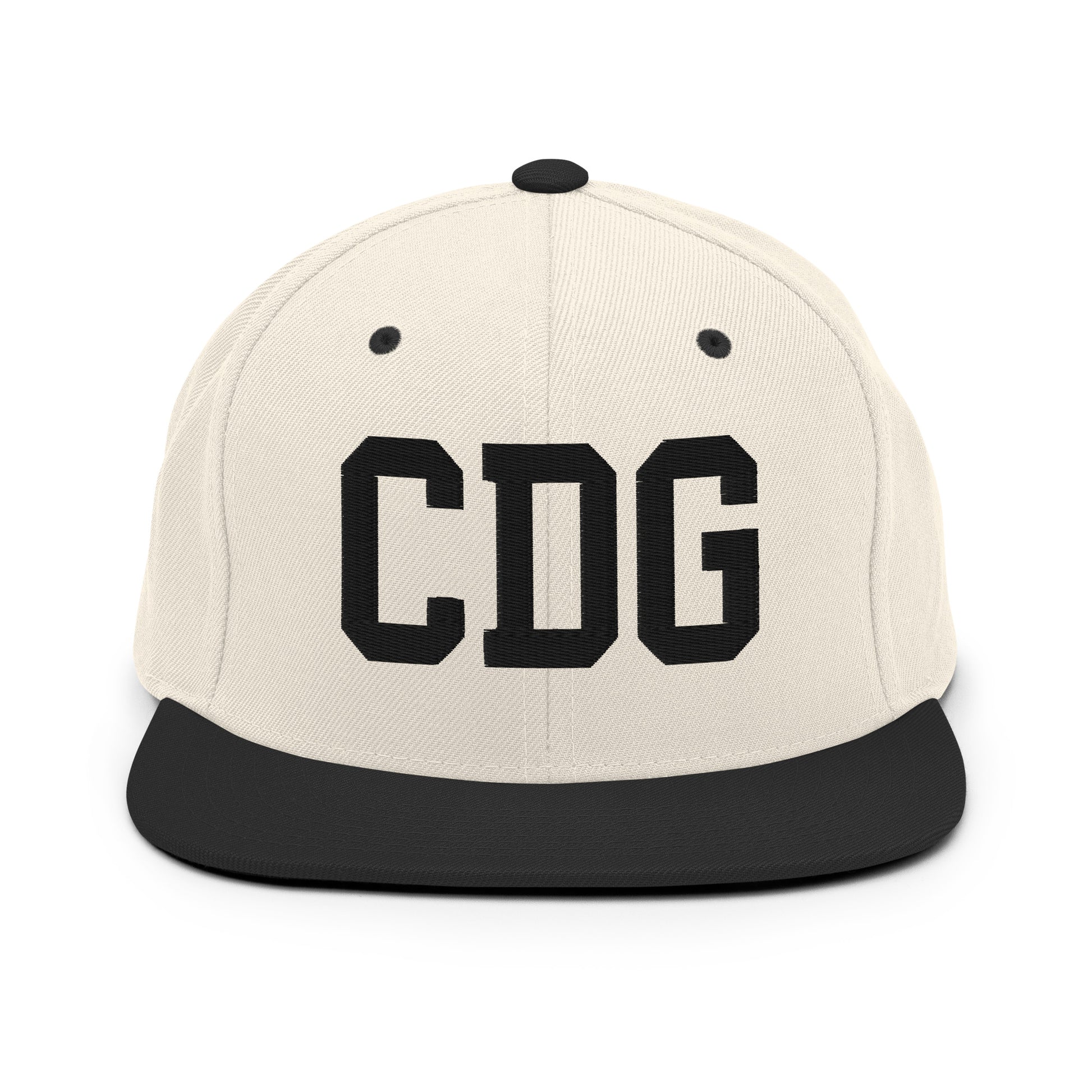 College-Style Classic Snapback Hat • Black • CDG Paris • YHM Designs - Image 31