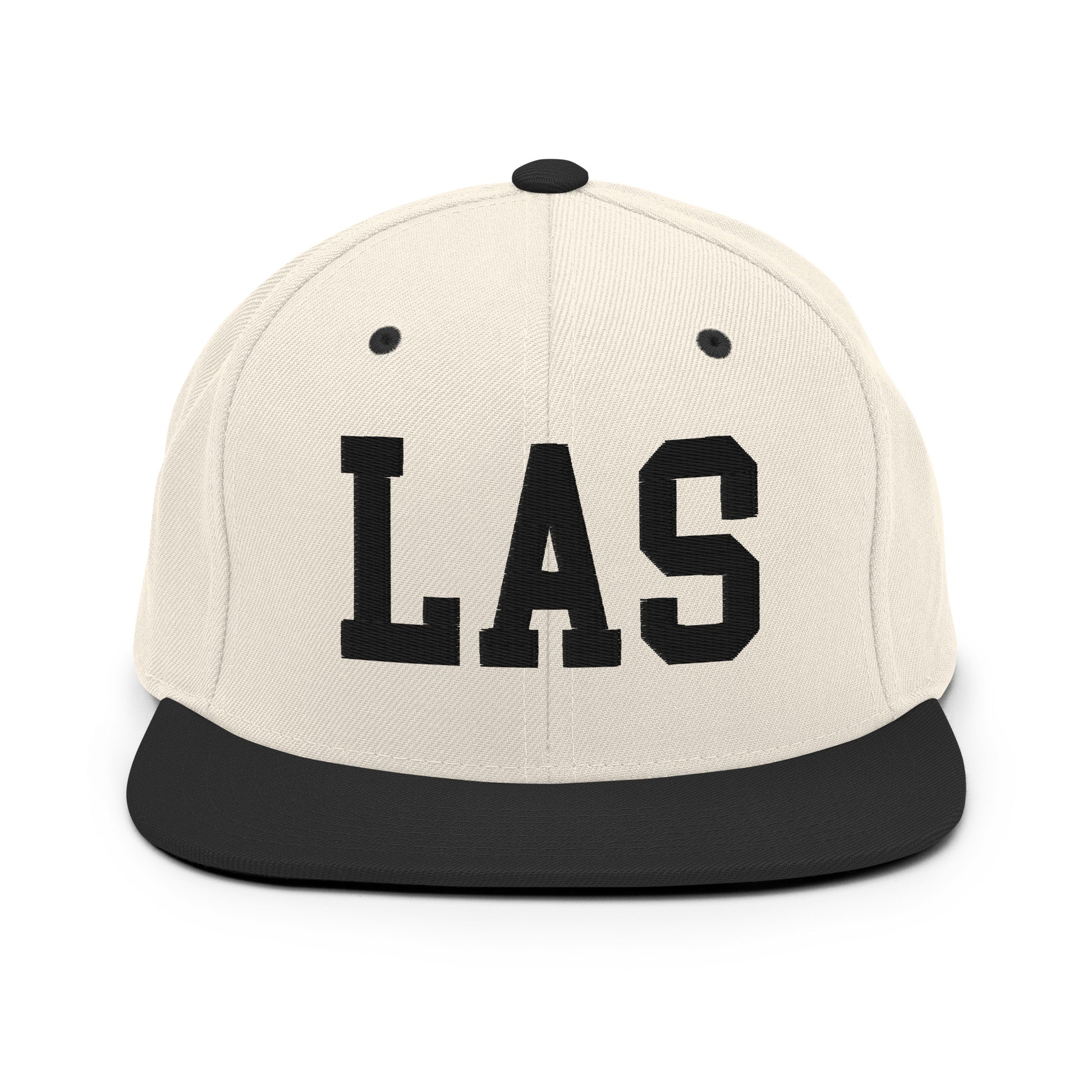 College-Style Classic Snapback Hat • Black • LAS Las Vegas • YHM Designs - Image 31