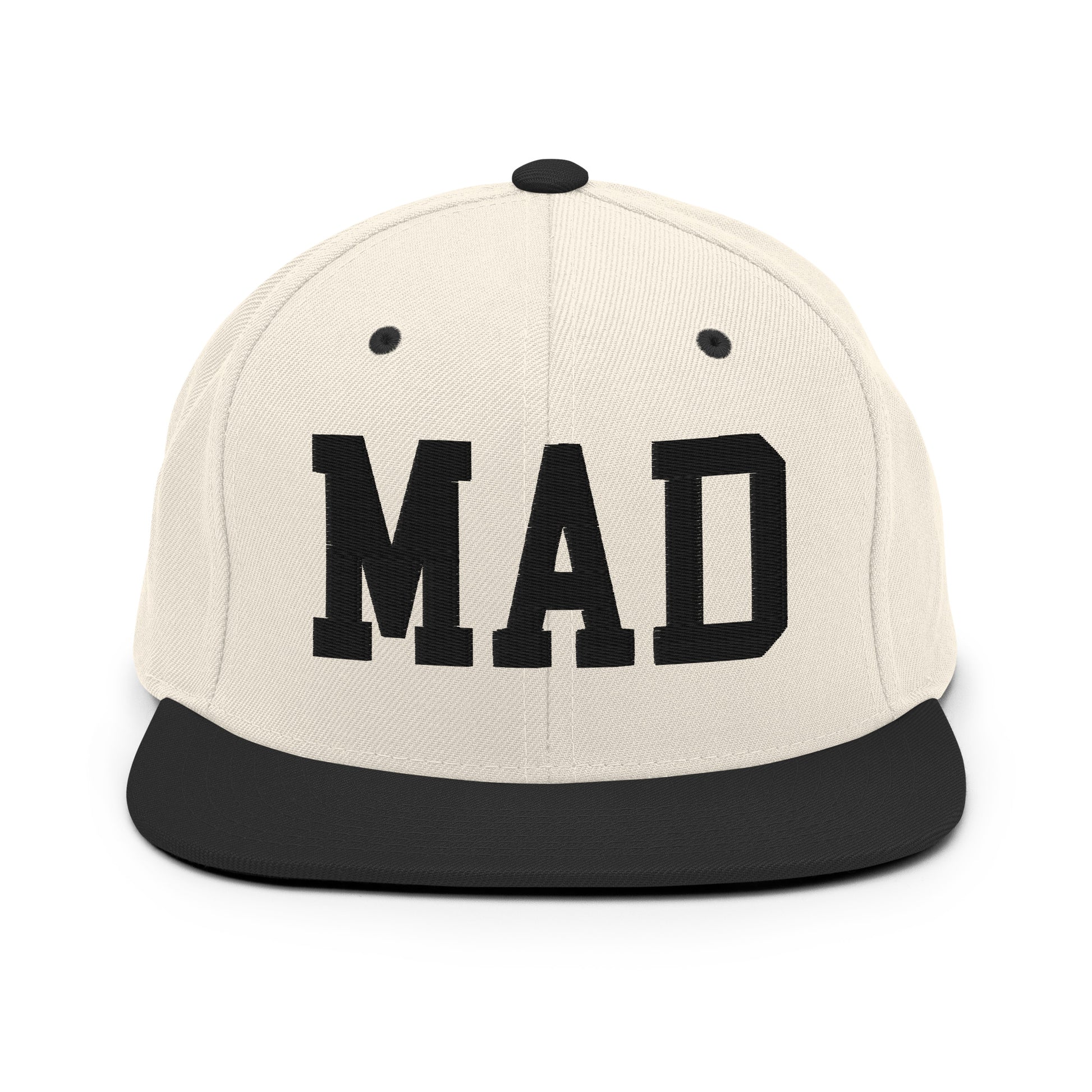 College-Style Classic Snapback Hat • Black • MAD Madrid • YHM Designs - Image 31