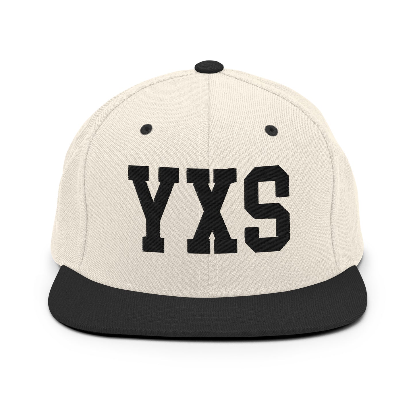 College-Style Classic Snapback Hat • Black • YXS Prince George Souvenir • YHM Designs - Image 31