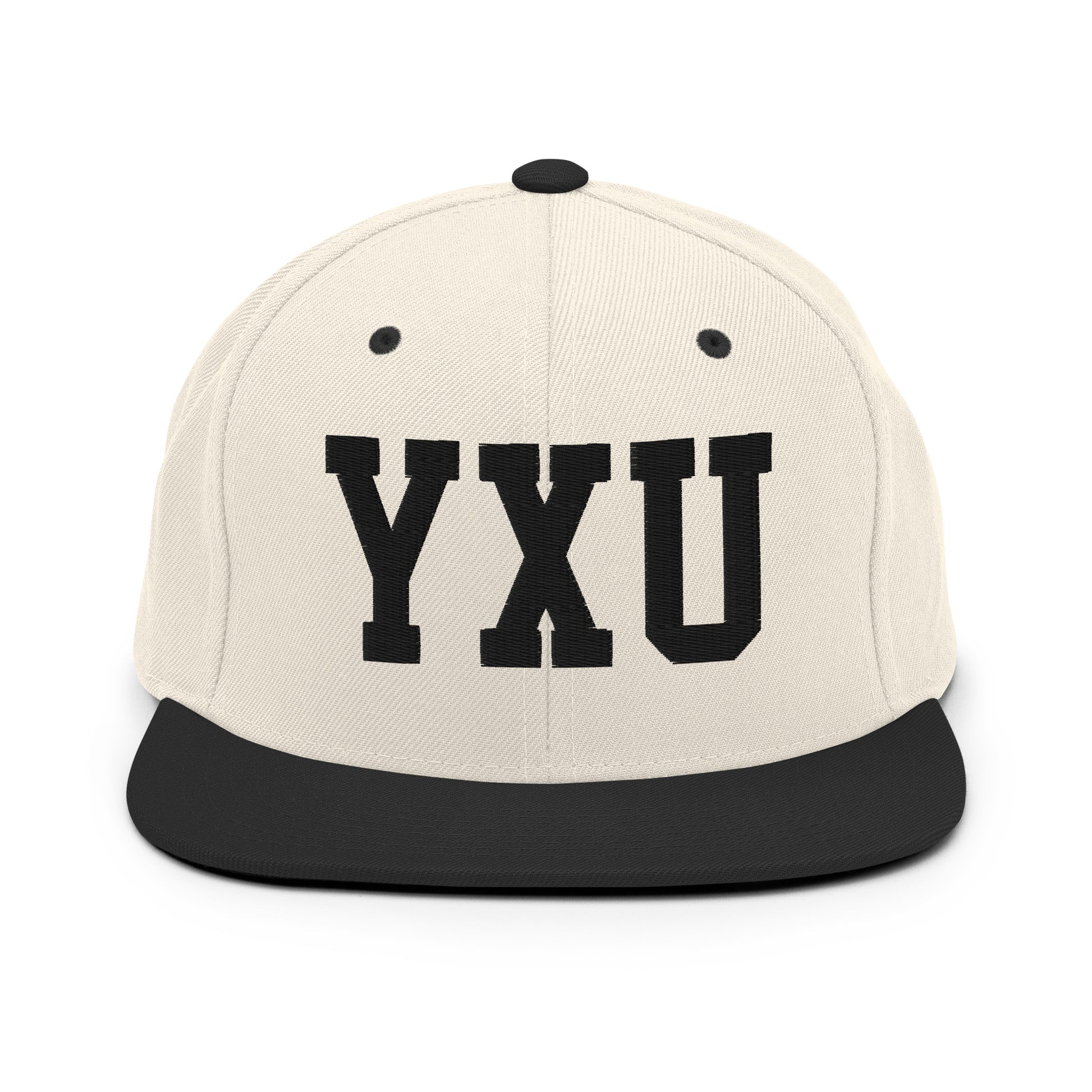 College-Style Classic Snapback Hat • Black • YXU London Souvenir • YHM Designs - Image 31