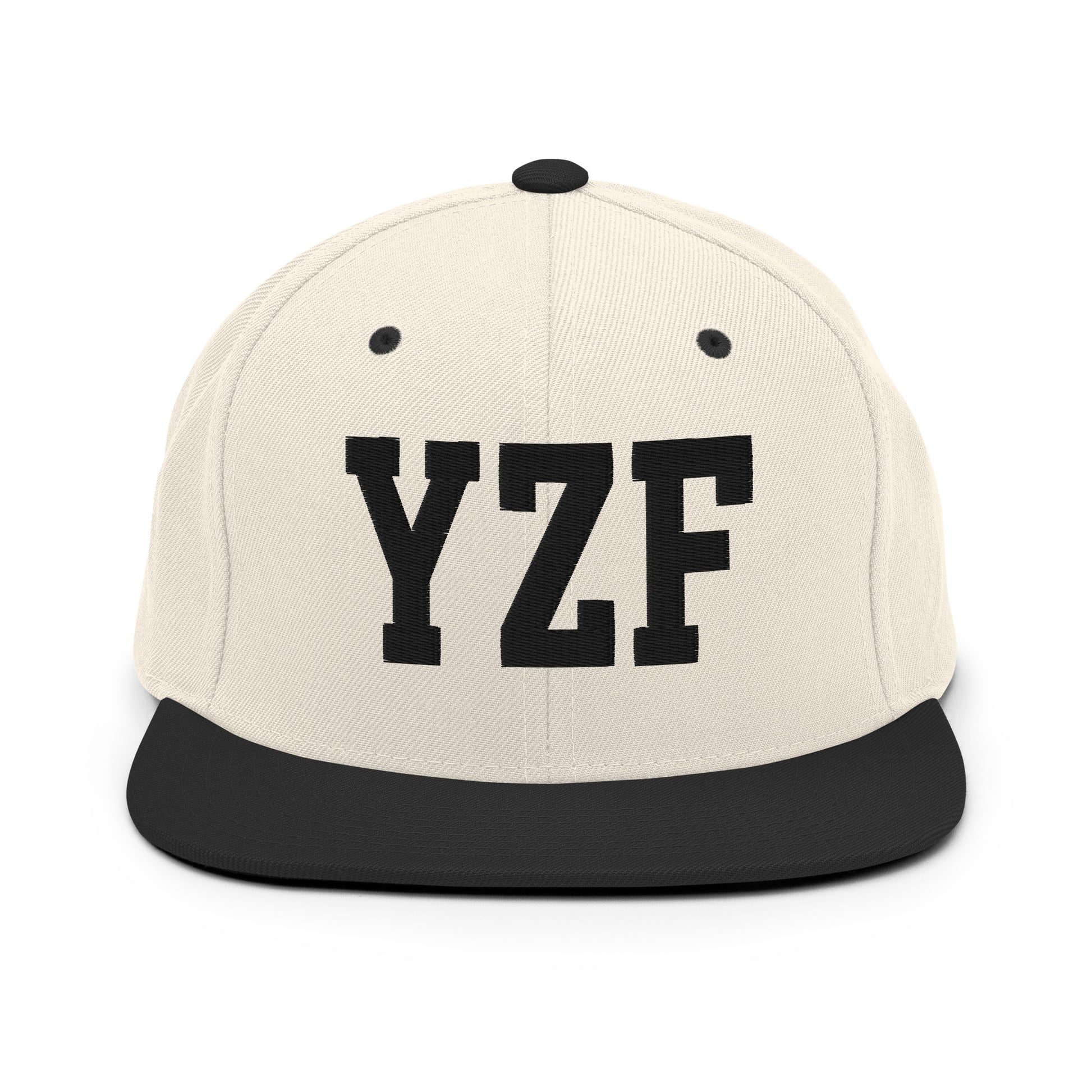 College-Style Classic Snapback Hat • Black • YZF Yellowknife Souvenir • YHM Designs - Image 31