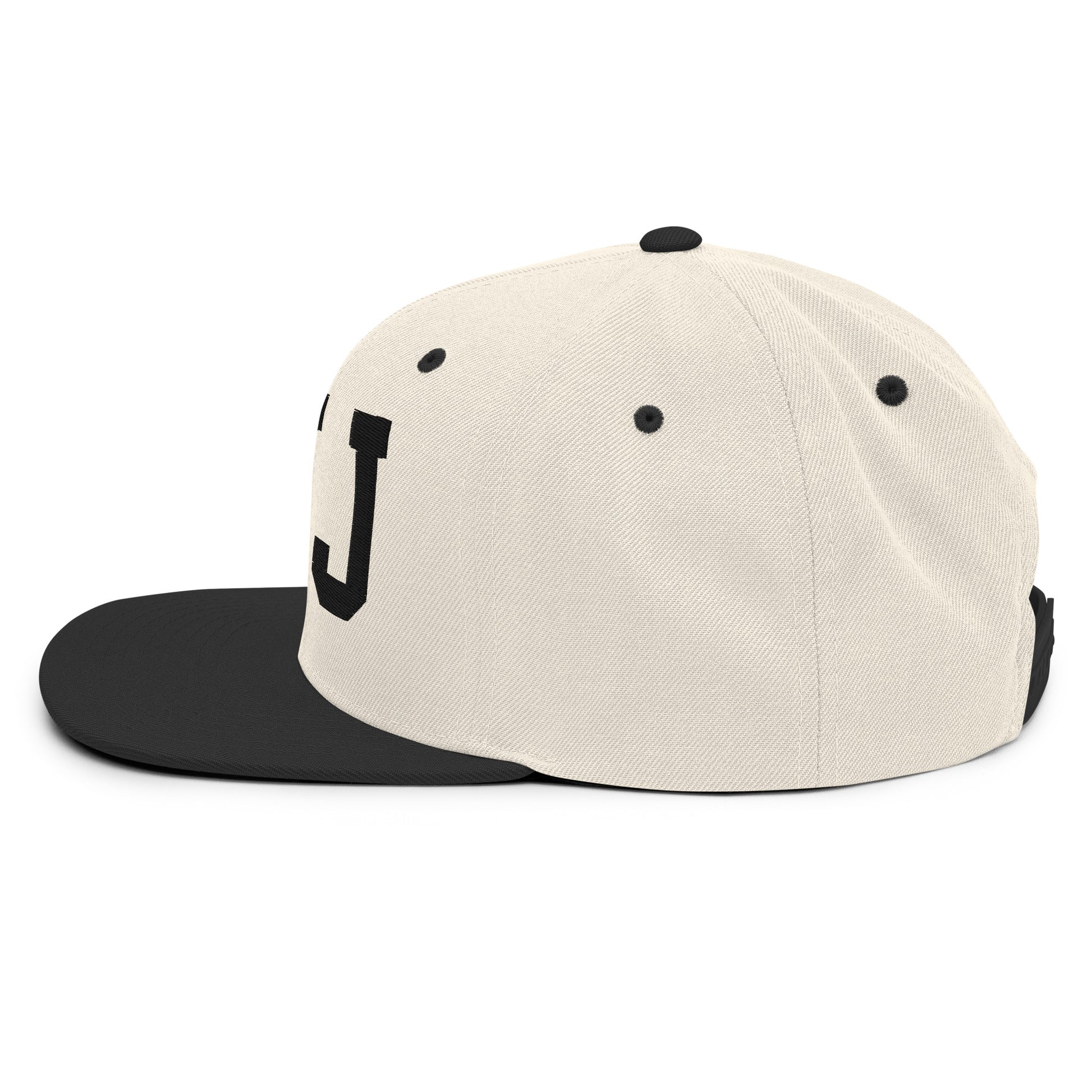 College-Style Classic Snapback Hat • Black • YYJ Victoria • YHM Designs - Image 33